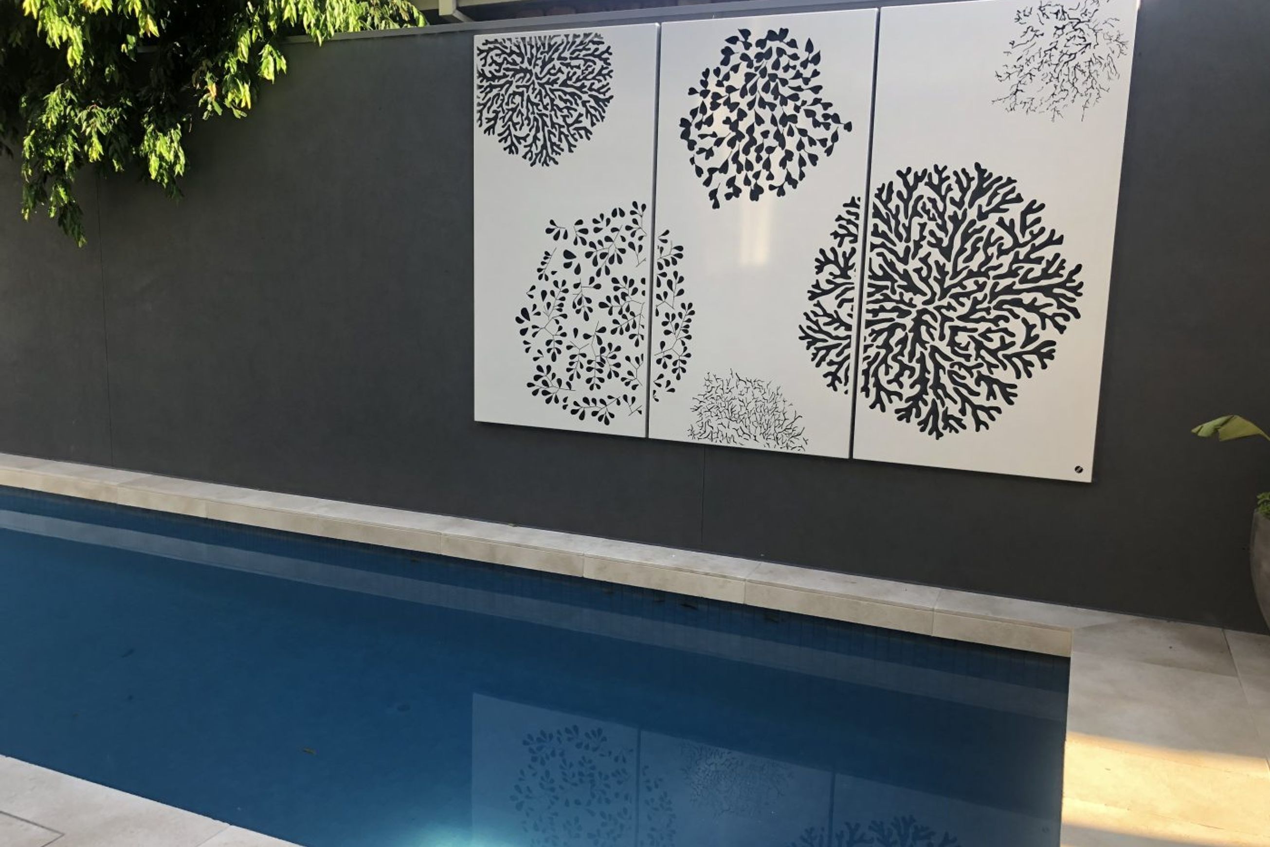 Savana Light Brushed Limestone Pool Coping