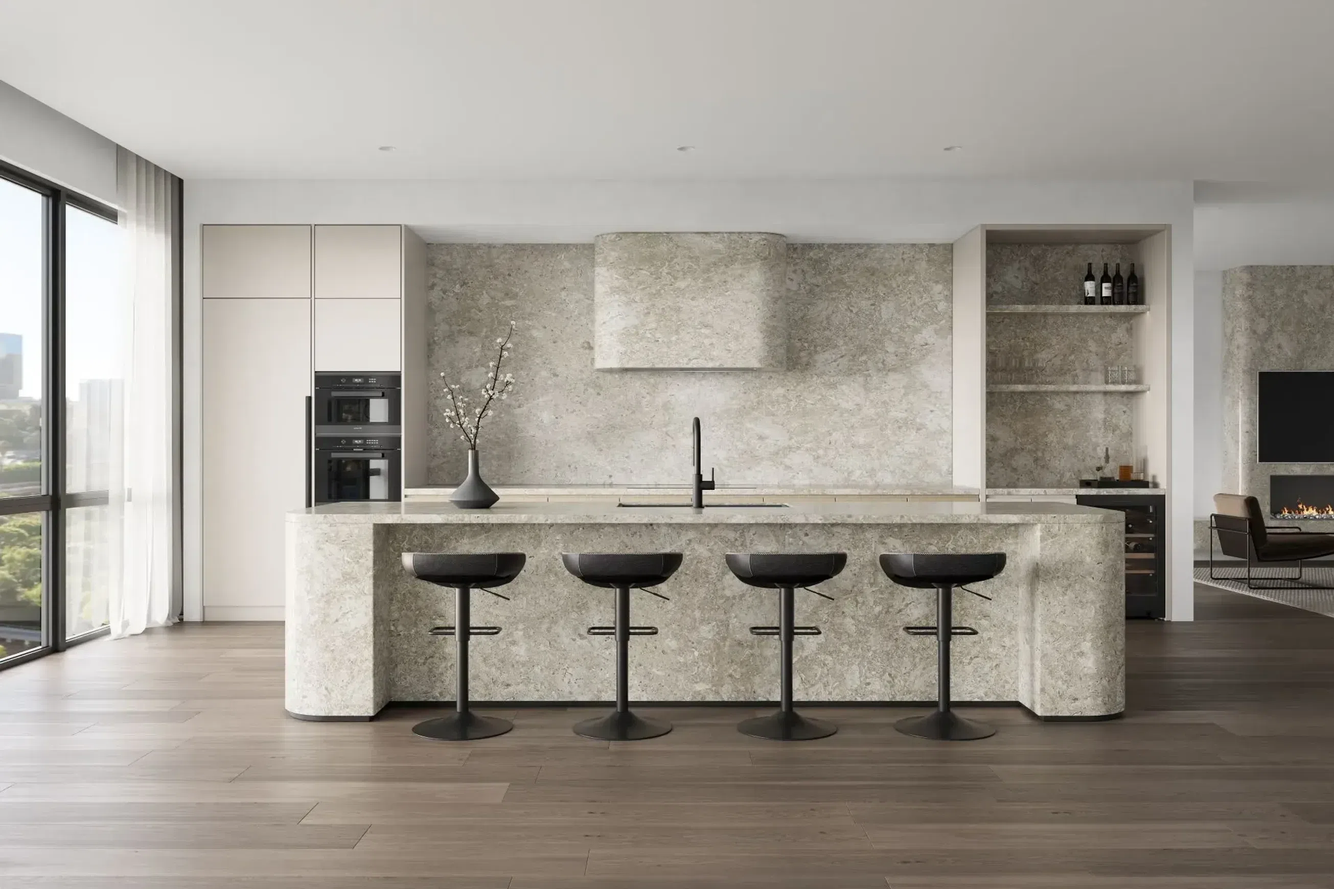 Savannah Beige Marble Benchtop