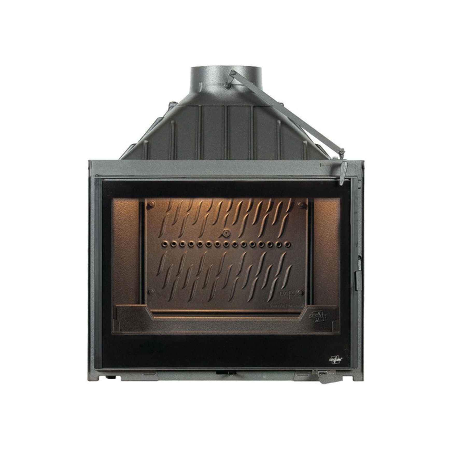 Seguin Europa 7 Blackline Cast Iron Fireplace