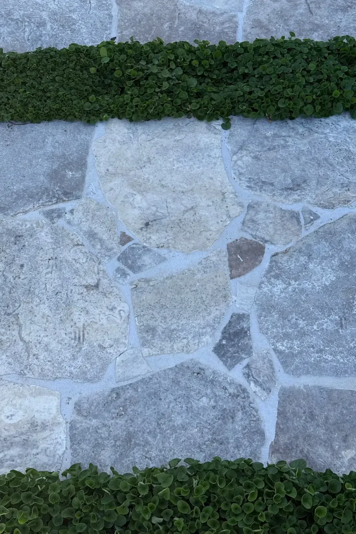 Silver Travertine Crazy Paving