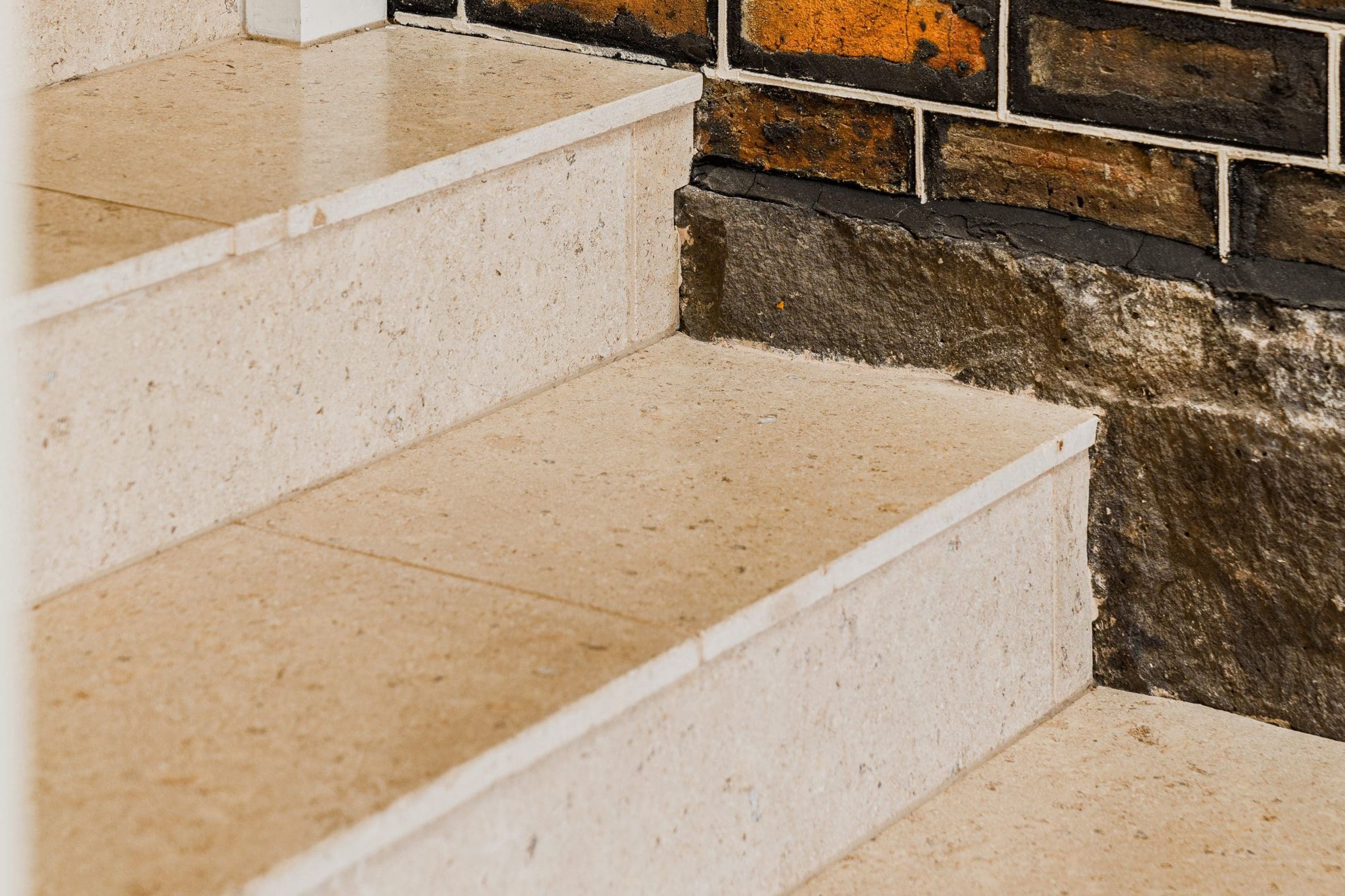Sinai Pearl Brushed Limestone Tiles