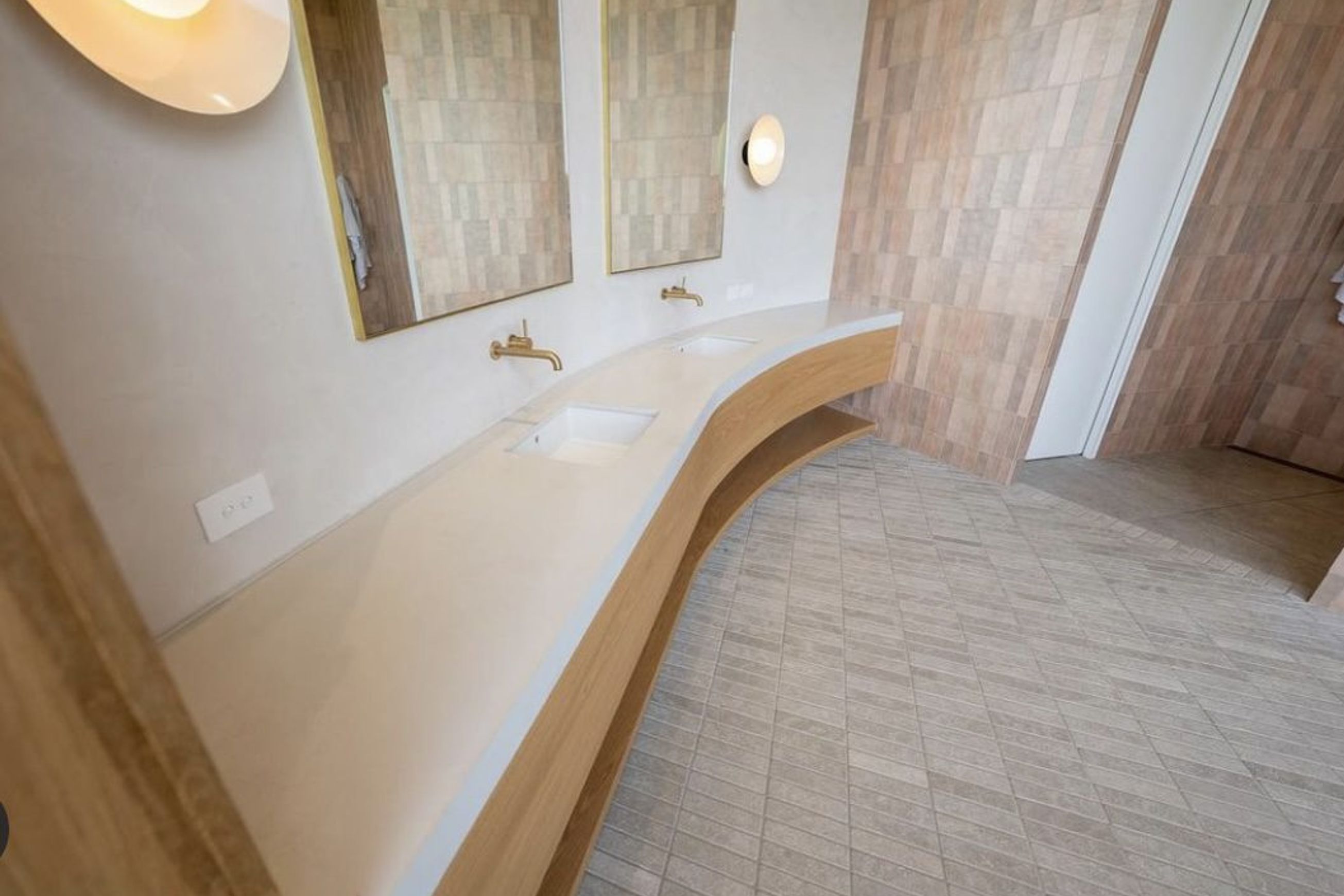 Sinai Pearl Brushed Limestone Tiles