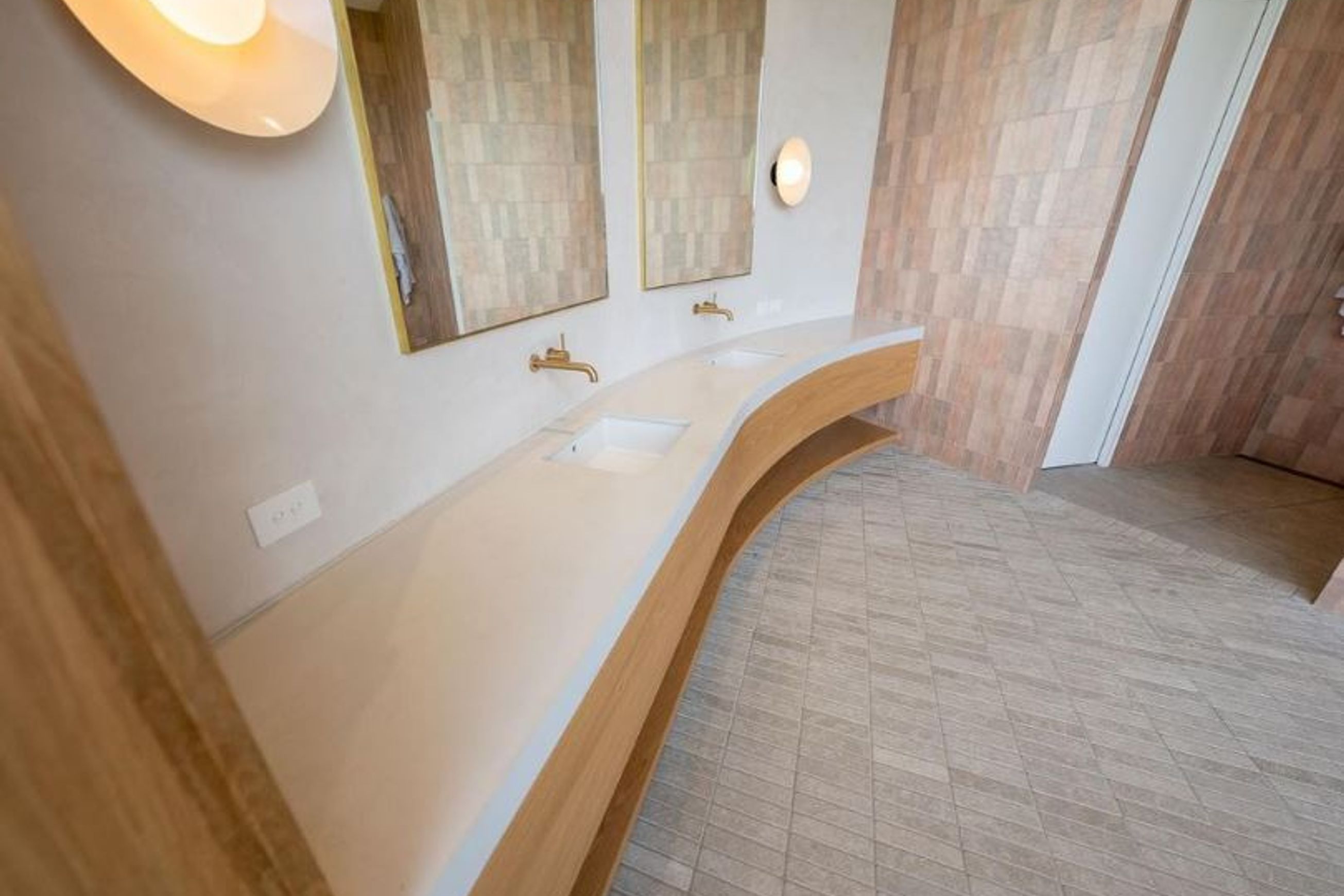 Sinai Pearl Brushed Limestone Tiles