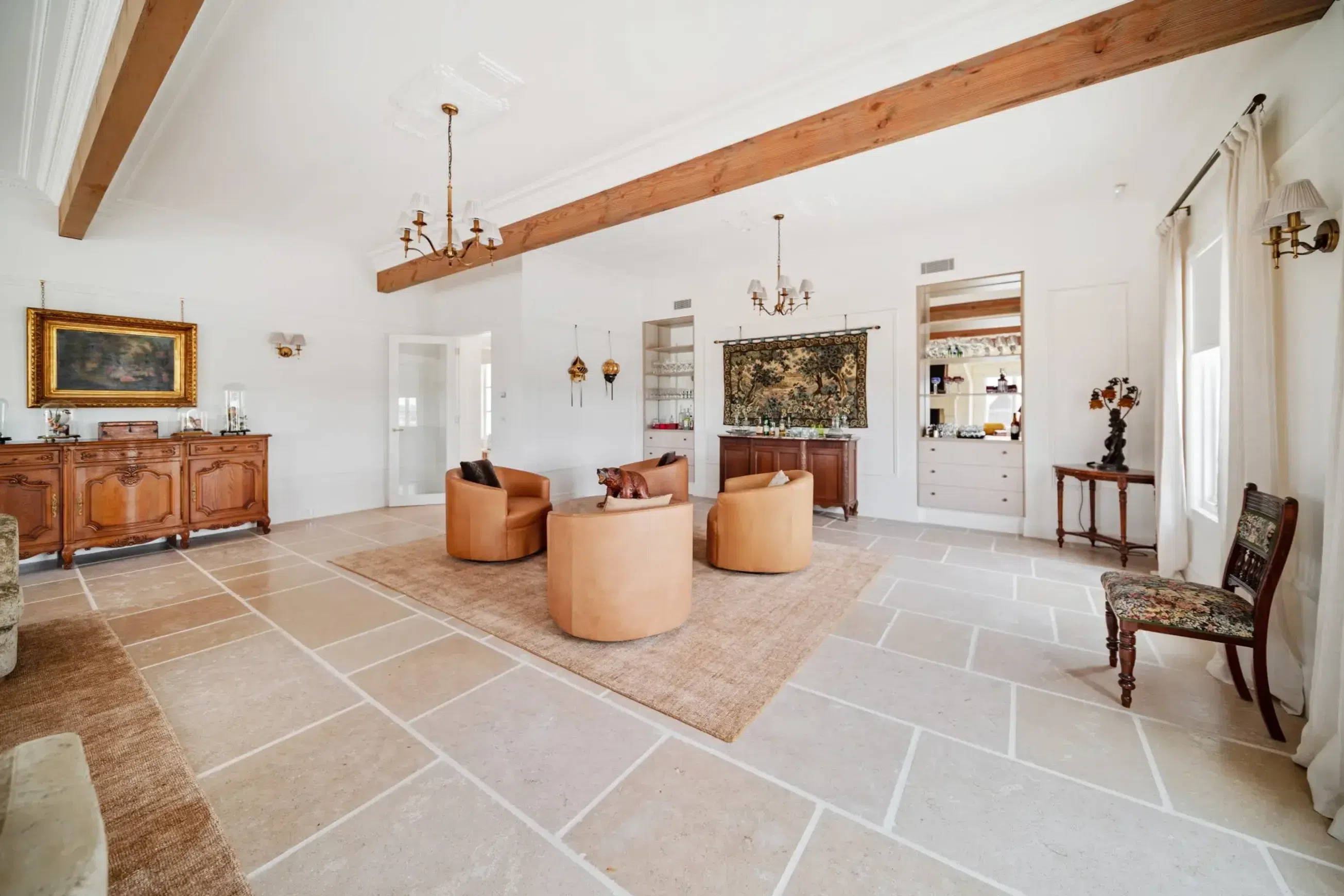 Sinai Pearl Brushed Limestone Tiles