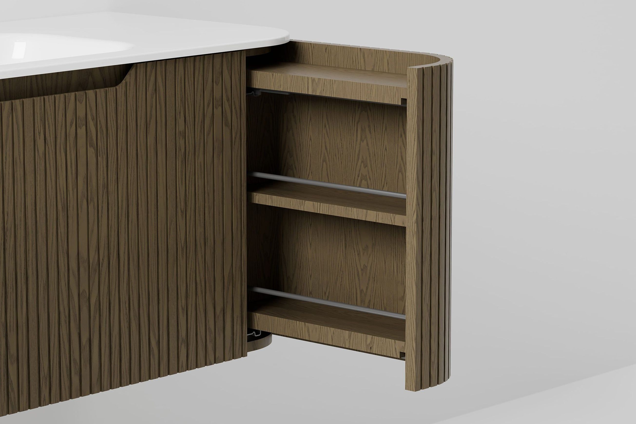 Sora 1800 Vanity | Slab Top