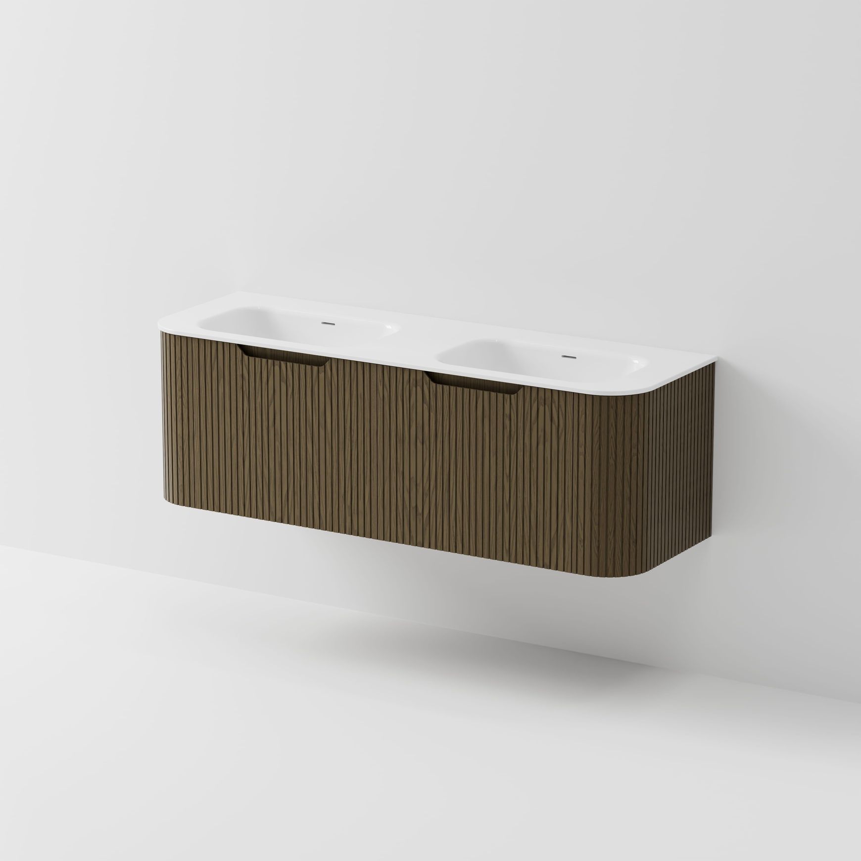 Sora 1500 Wall Hung Vanity | Double Inset Basin