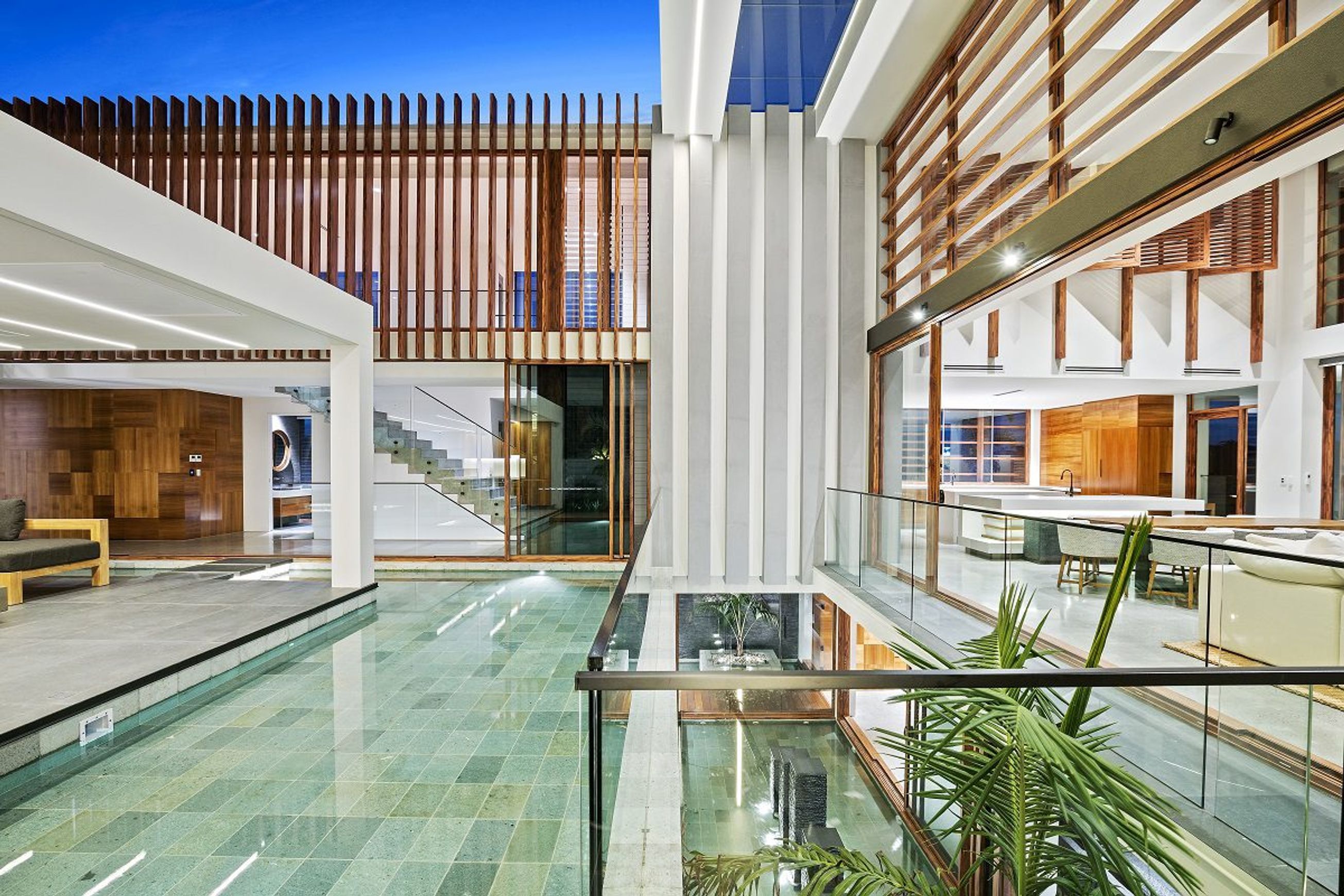 Green Sukabumi Bali Stone Pool Mosaics