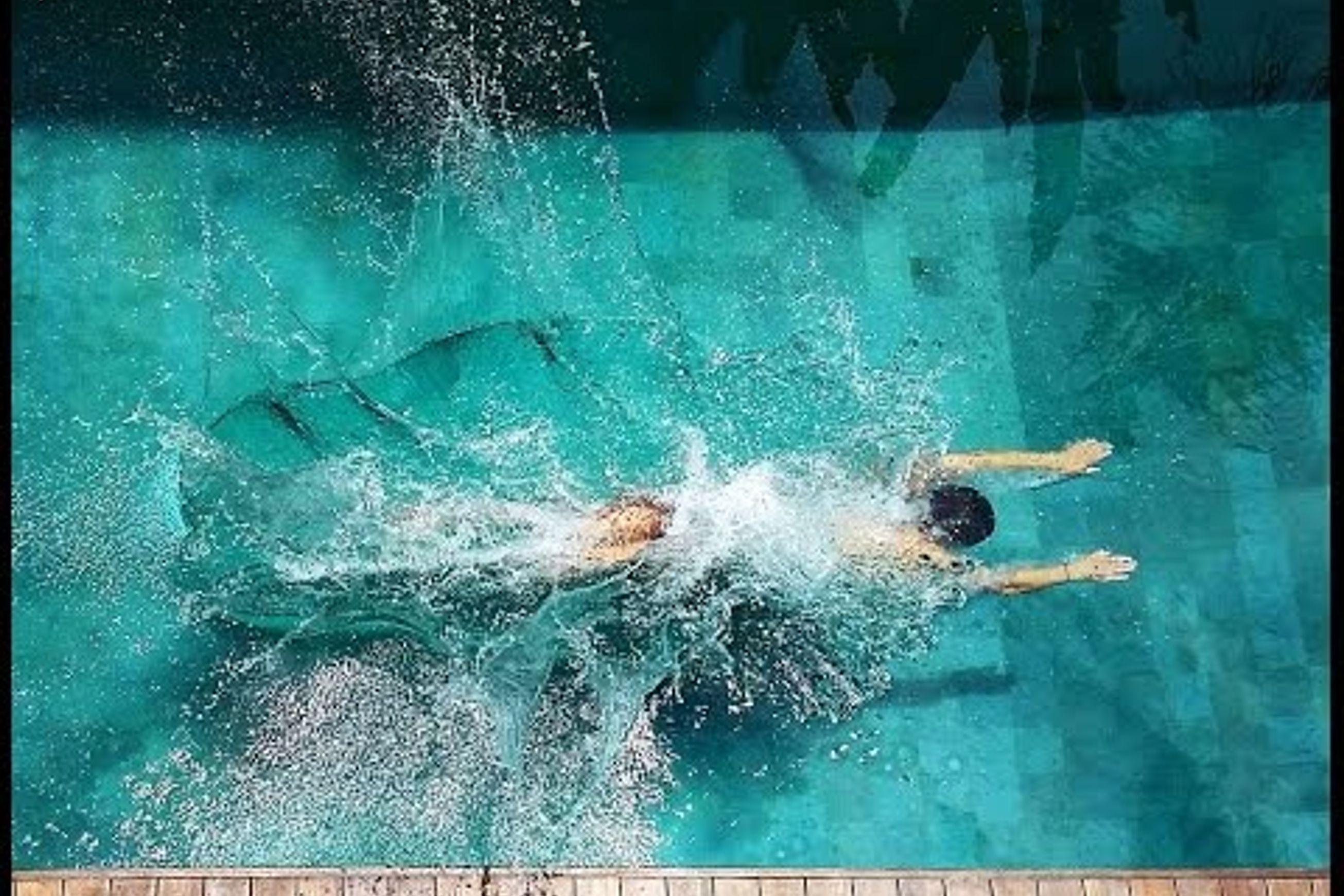 Green Sukabumi Bali Stone Pool Mosaics