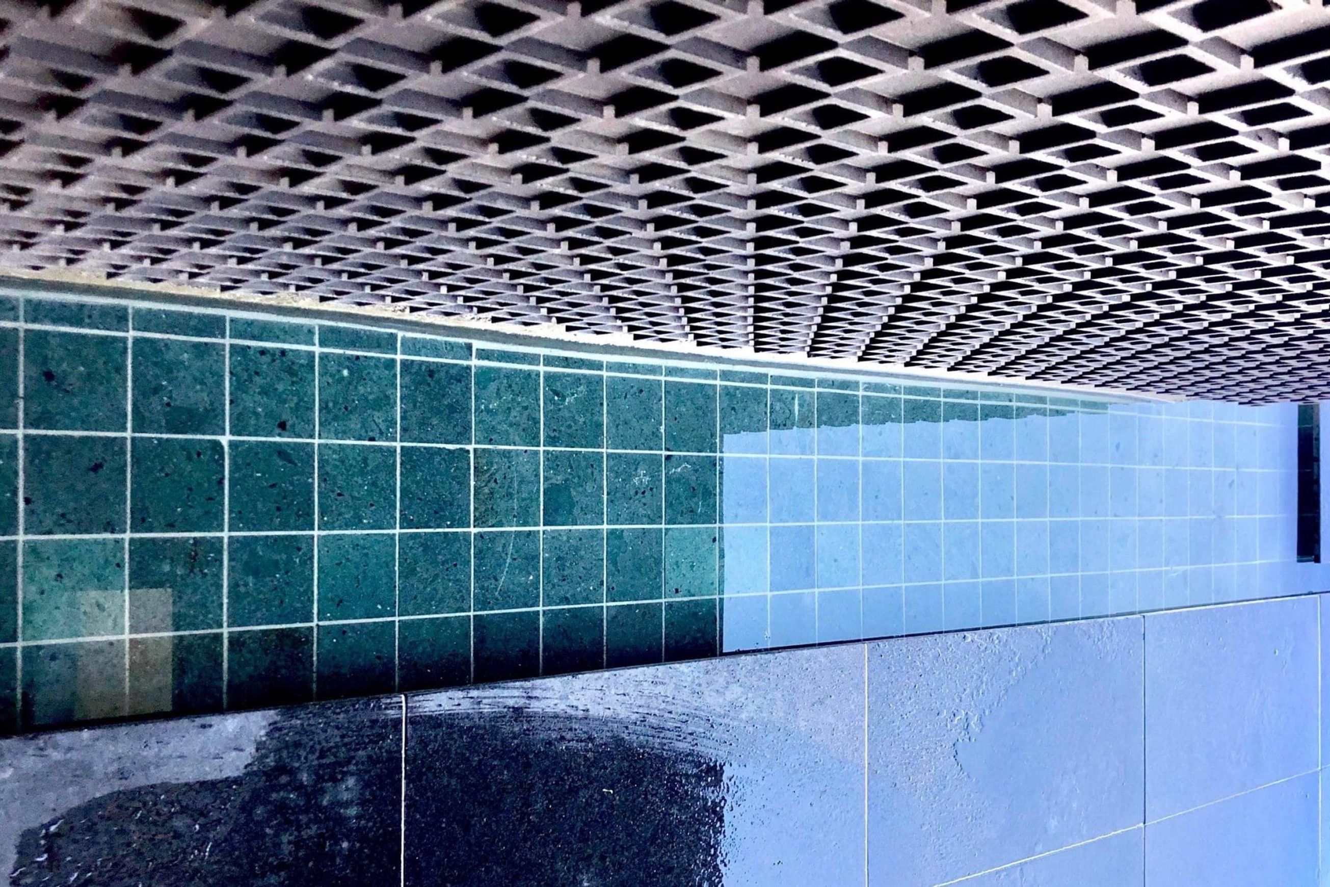 Green Sukabumi Bali Stone Pool Mosaics