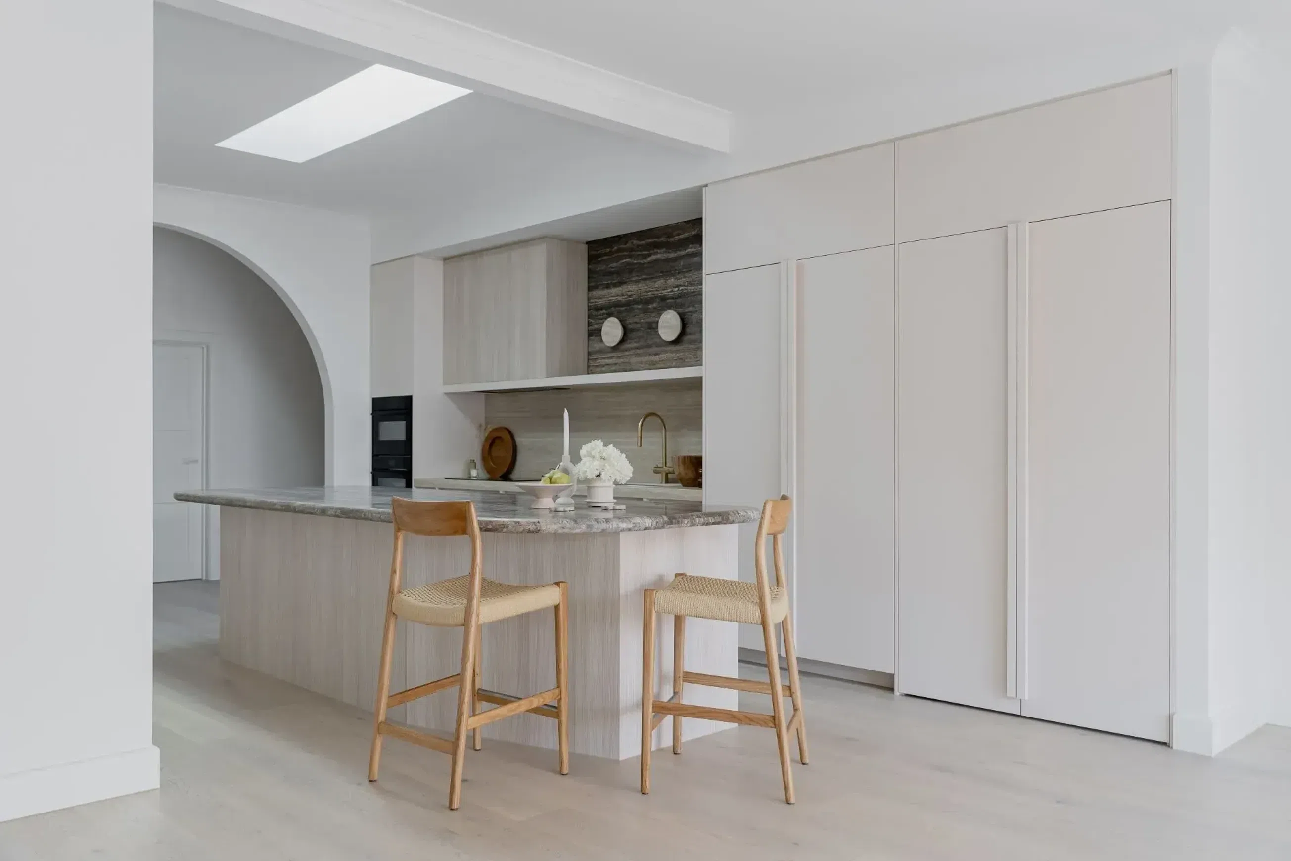 Titanium Vein Cut Travertine Benchtop