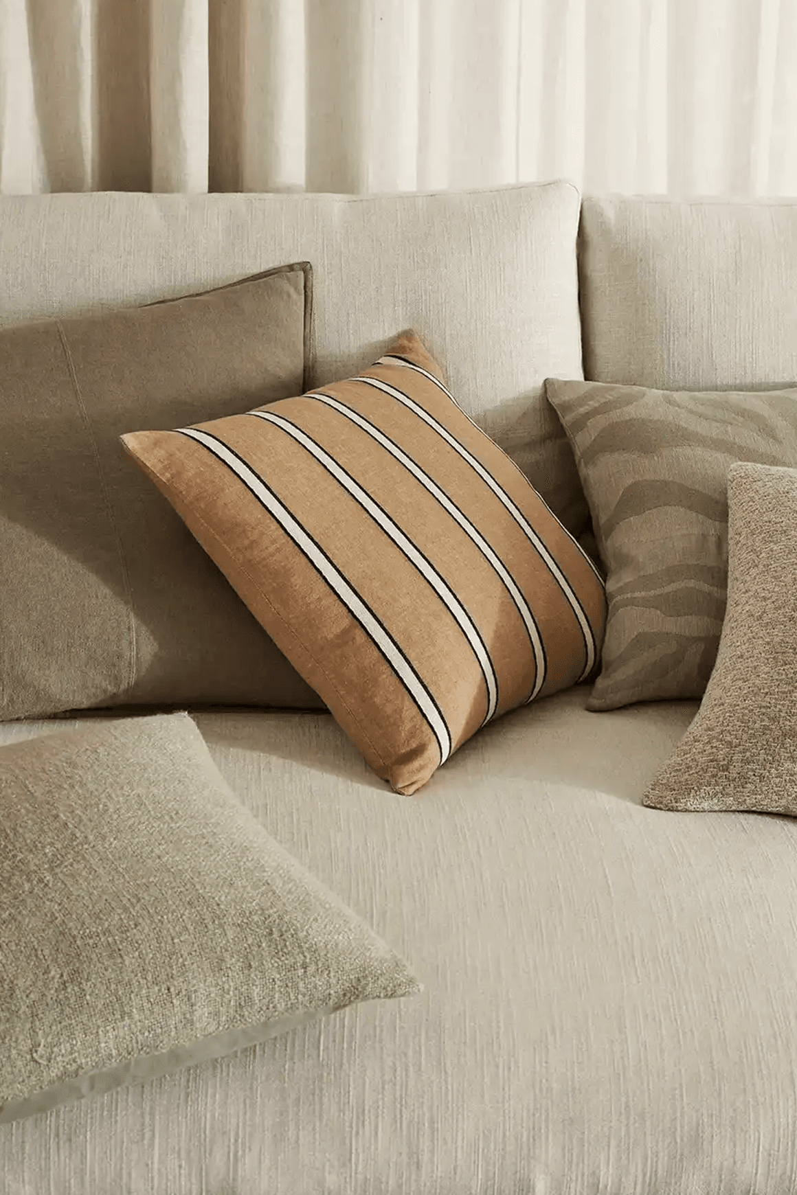 Weave Home Domenica Cushion - Sage | 50 x 50cm