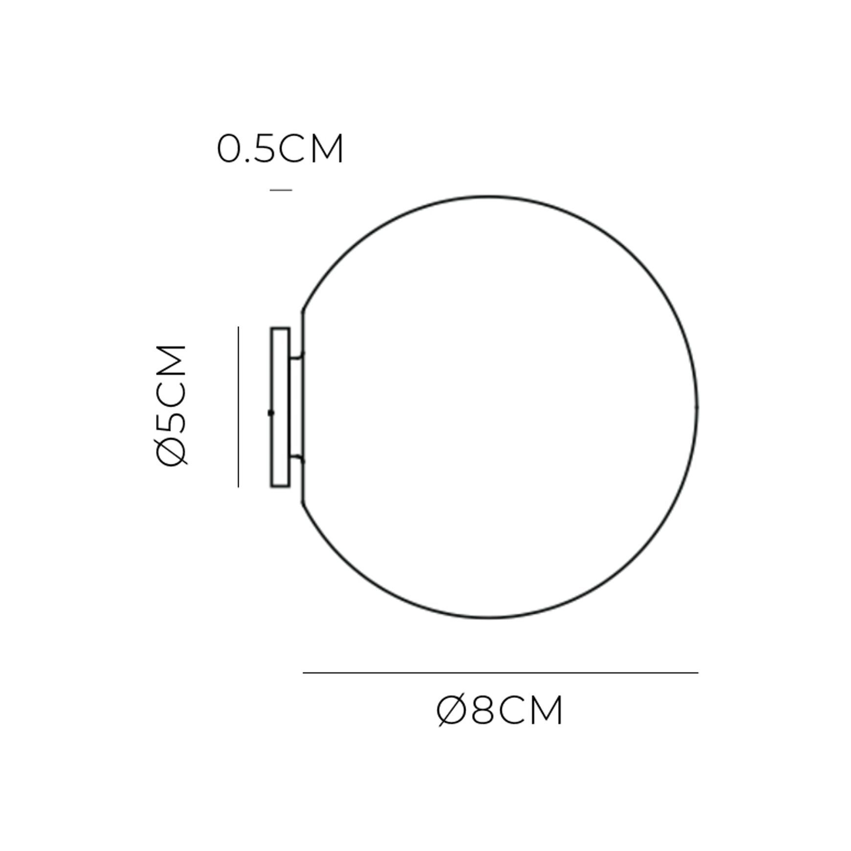 Orb Mirror Wall Light