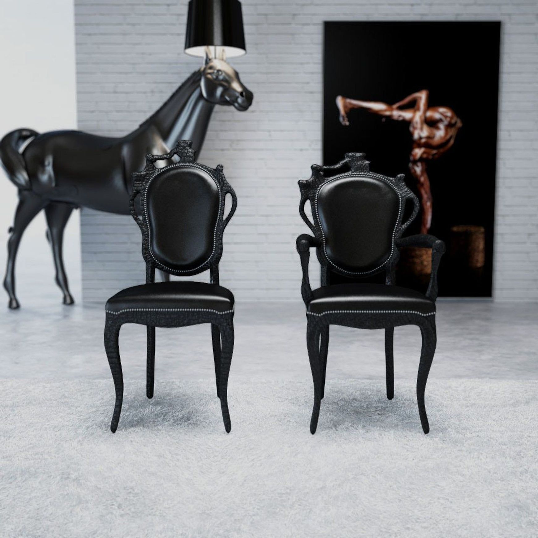 Smoke Dining Armchair