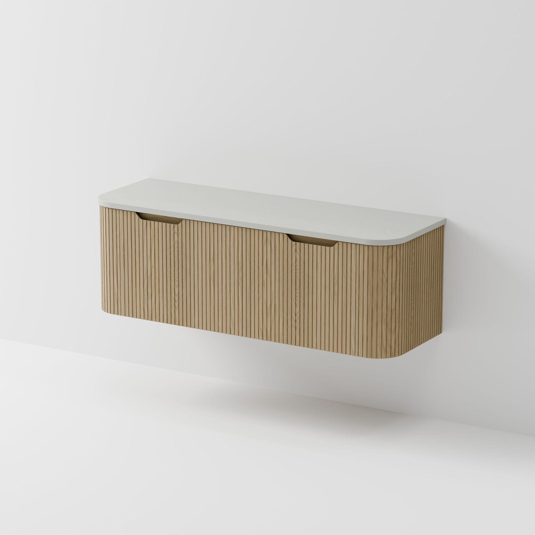 Sora 1500DB Vanity | Concrete Slab Top