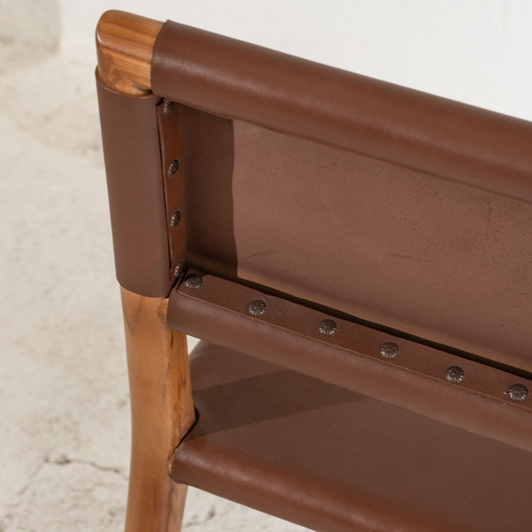 Soren Leather Dining Chair - Chocolate