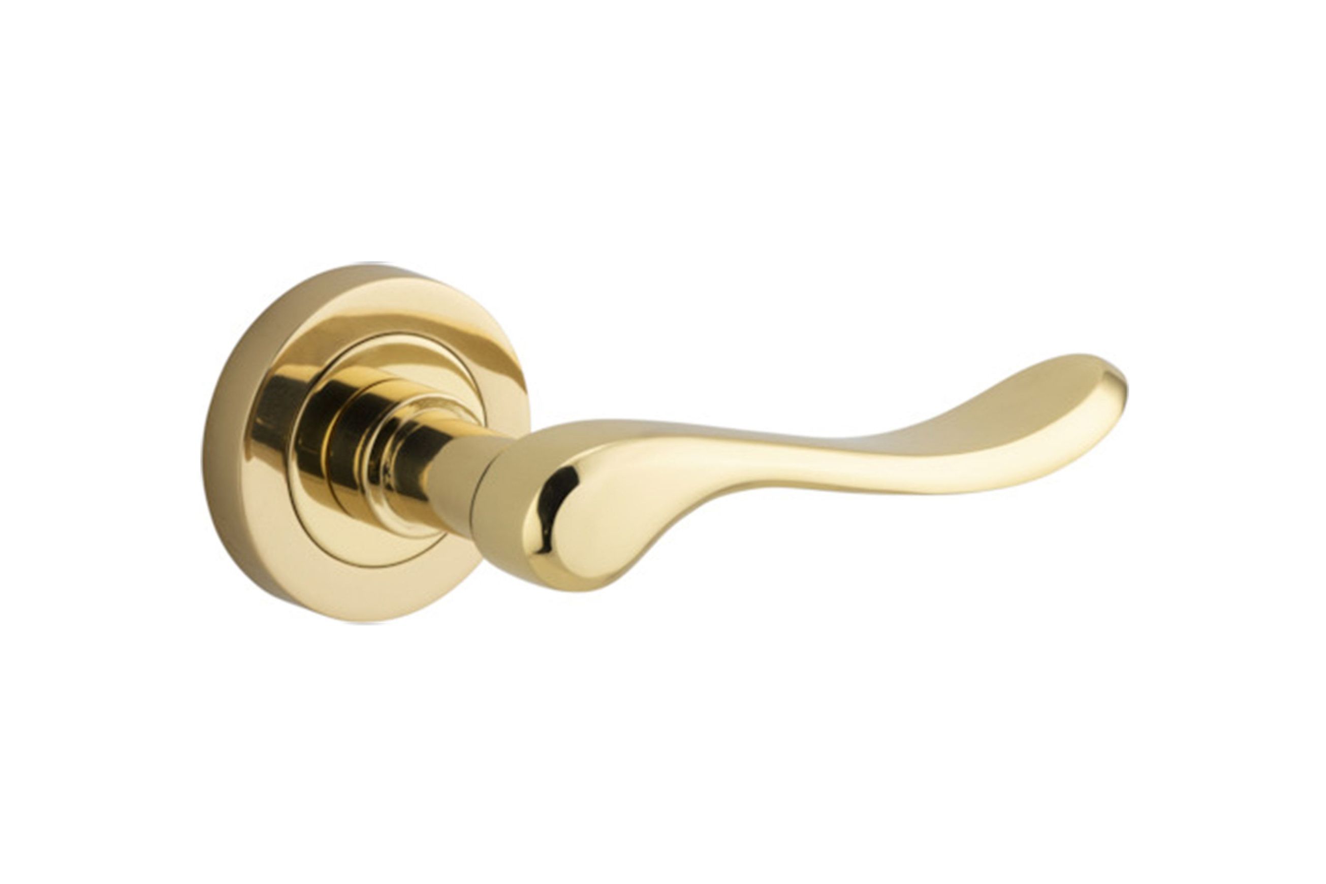 Stirling Door Lever Round Rose