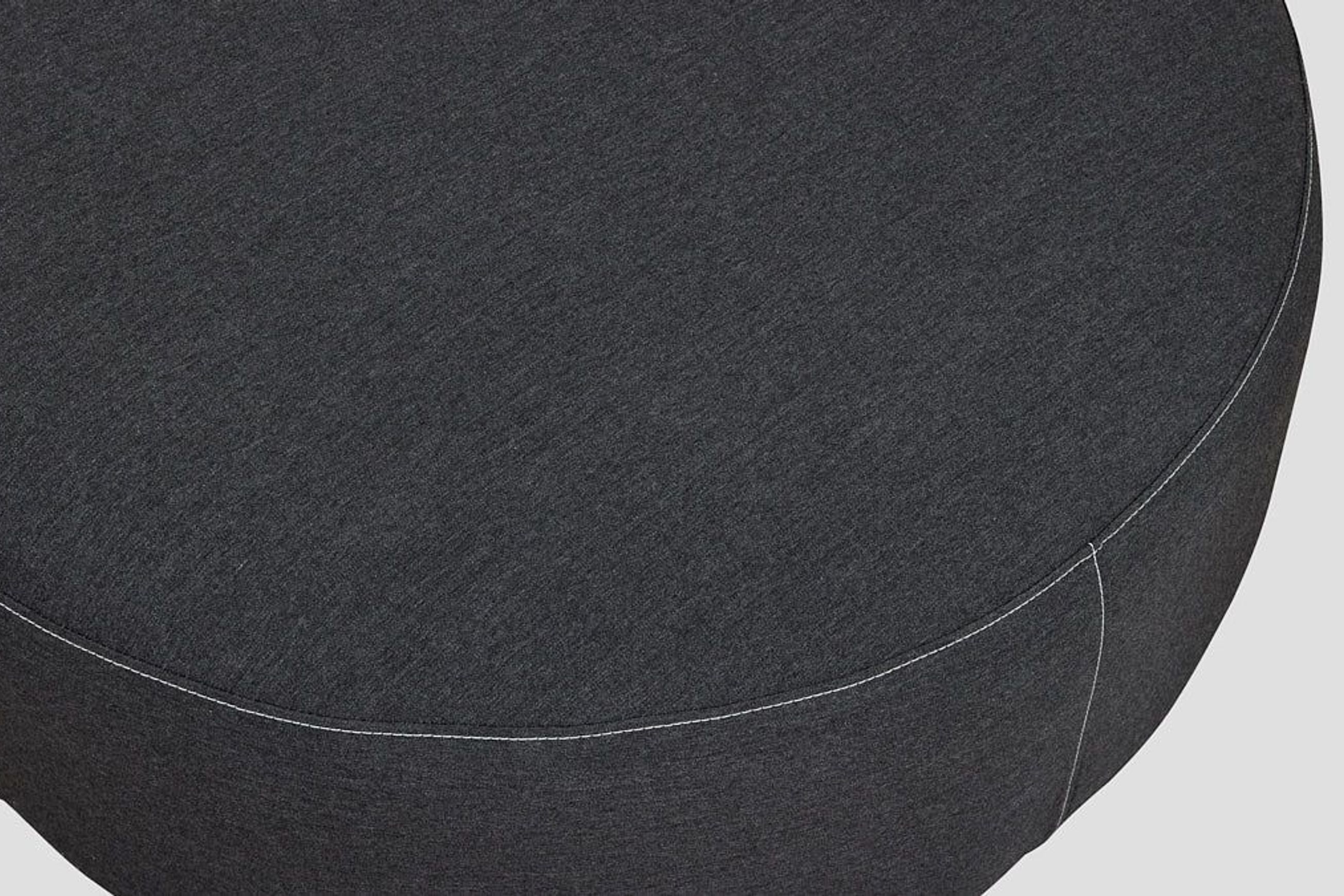Sunbrella Round Ottoman - Sooty