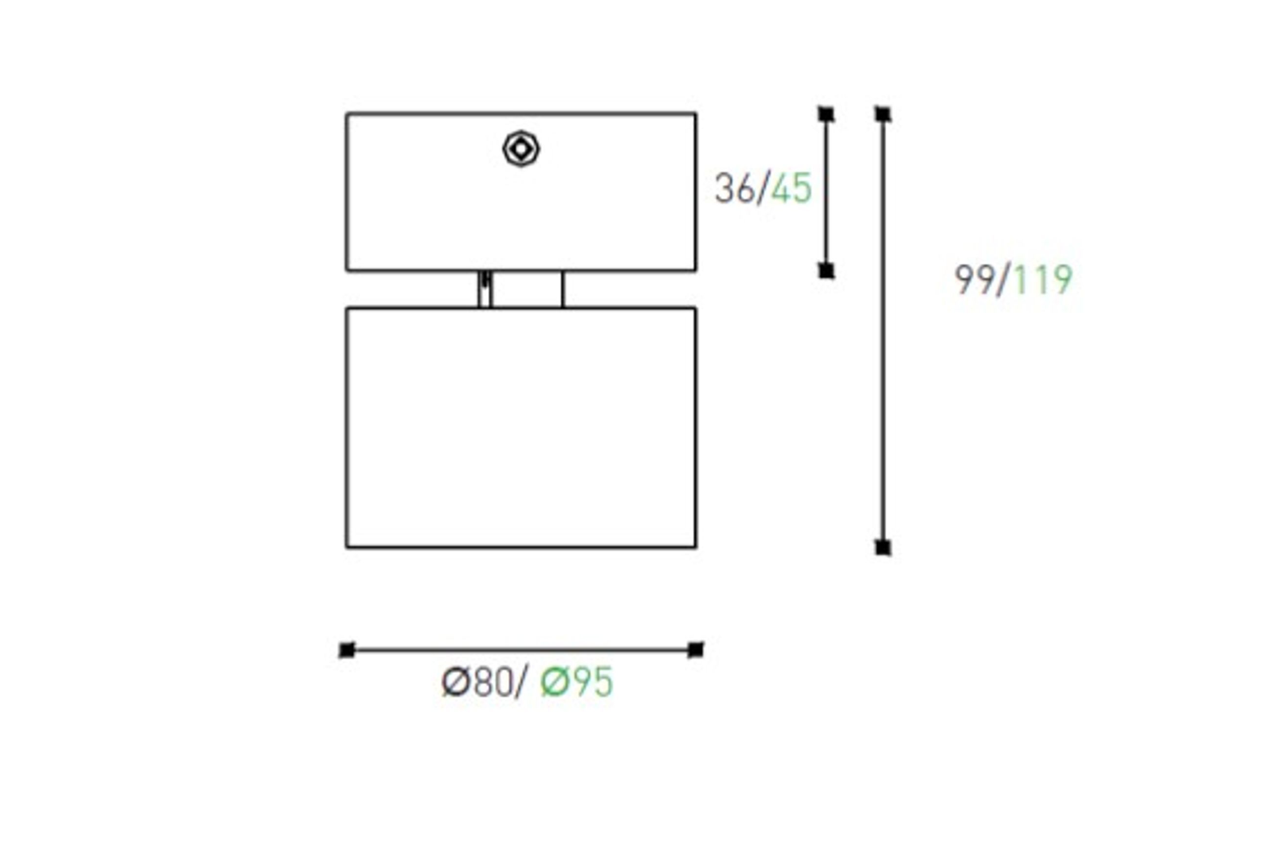 Omni Directional Can Light Surface Mounted Short