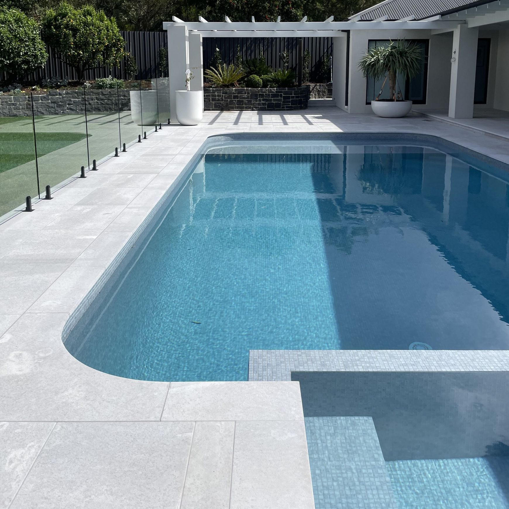 Tallin Grey Limestone Pool Coping