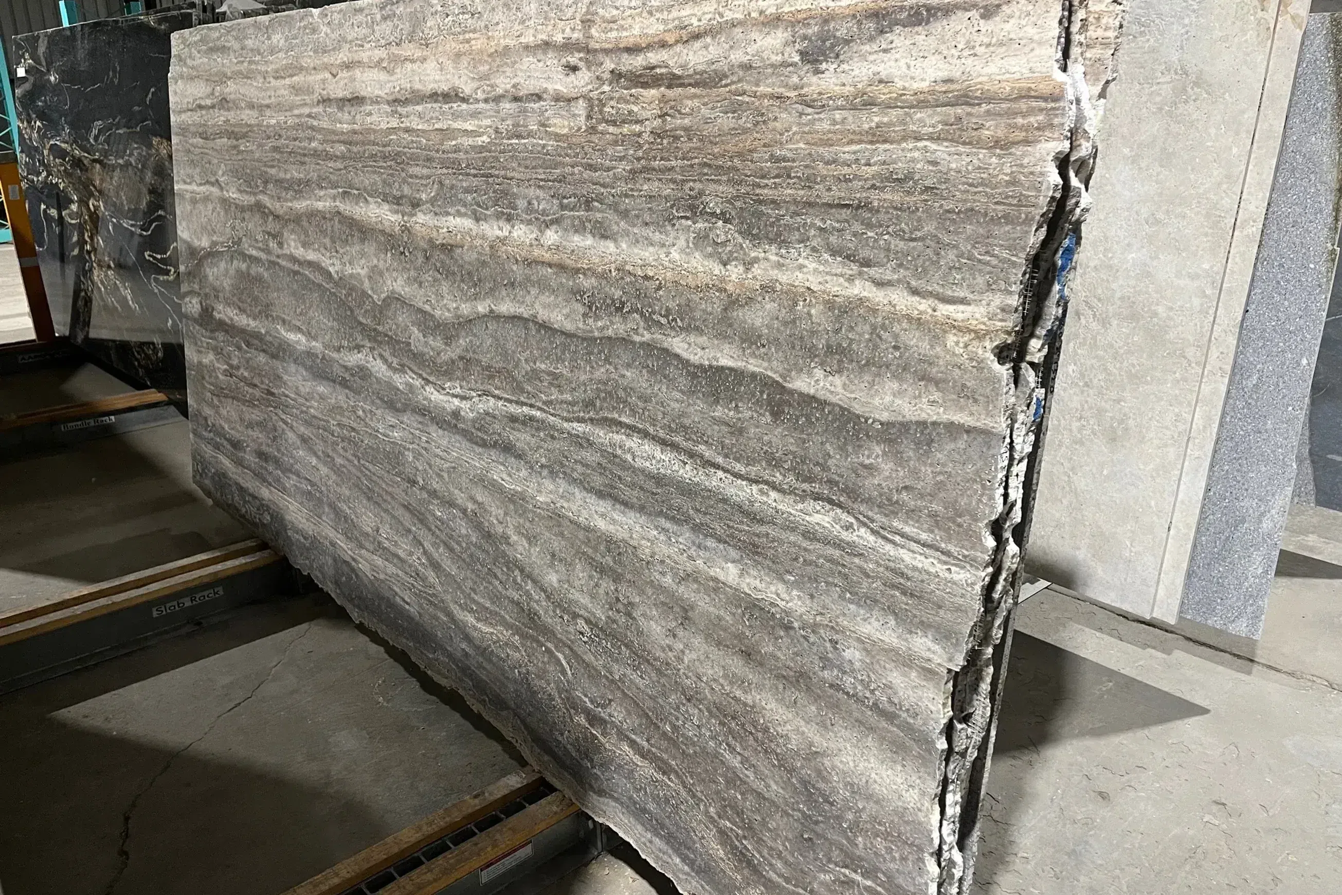 Titanium Vein Cut Travertine Benchtop