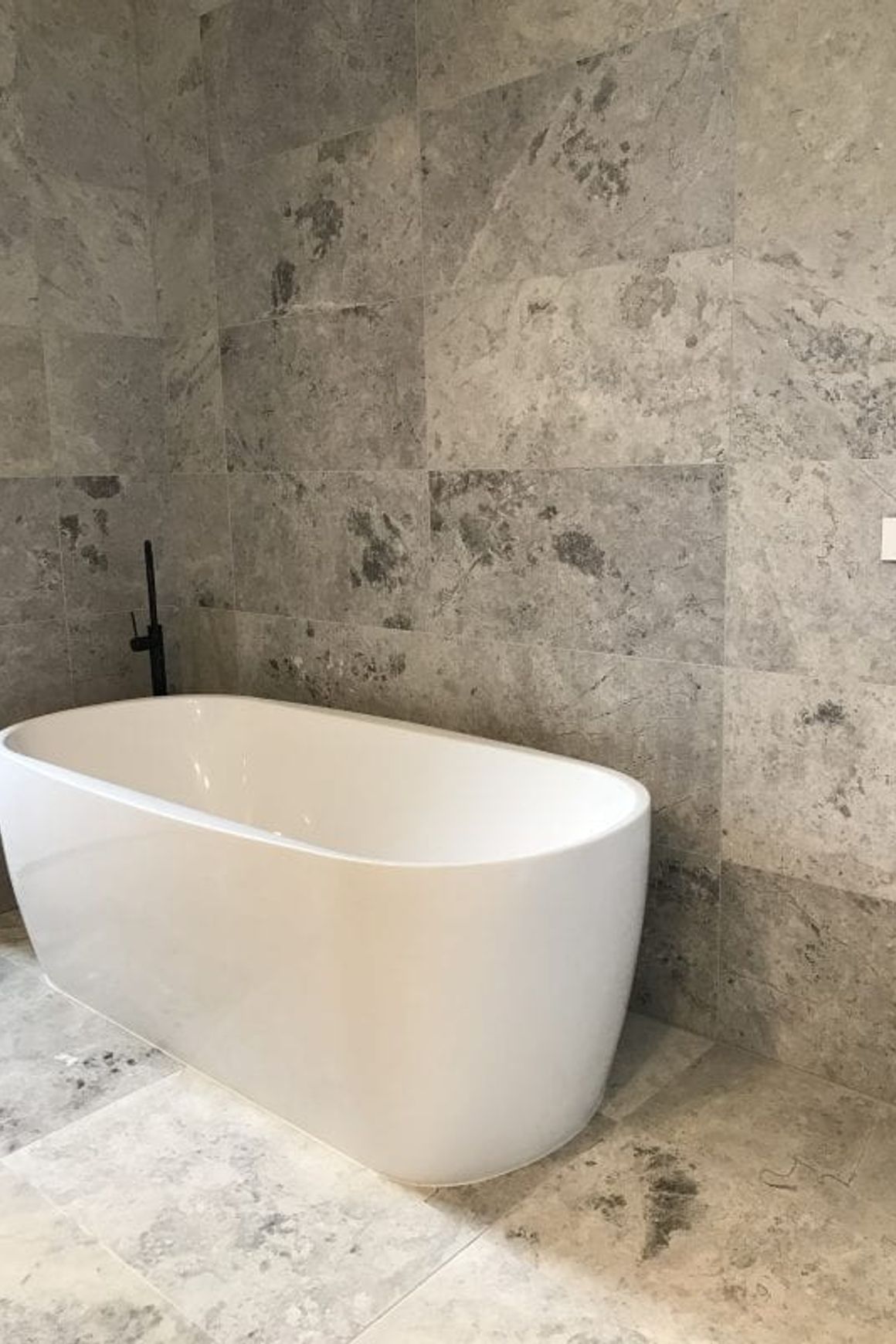 Tundra Grey Honed Limestone Tiles