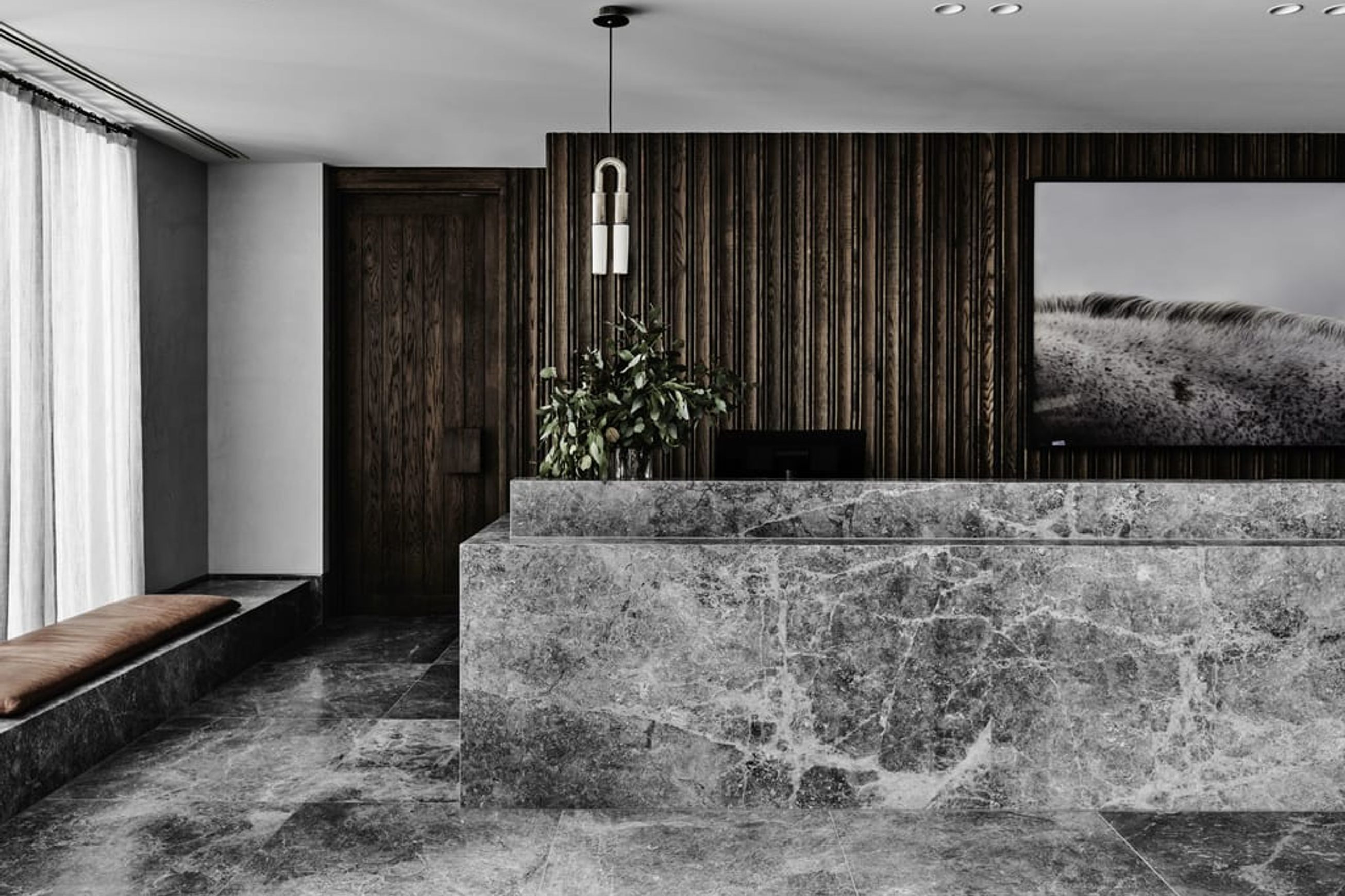 Tundra Grey Honed Limestone Tiles