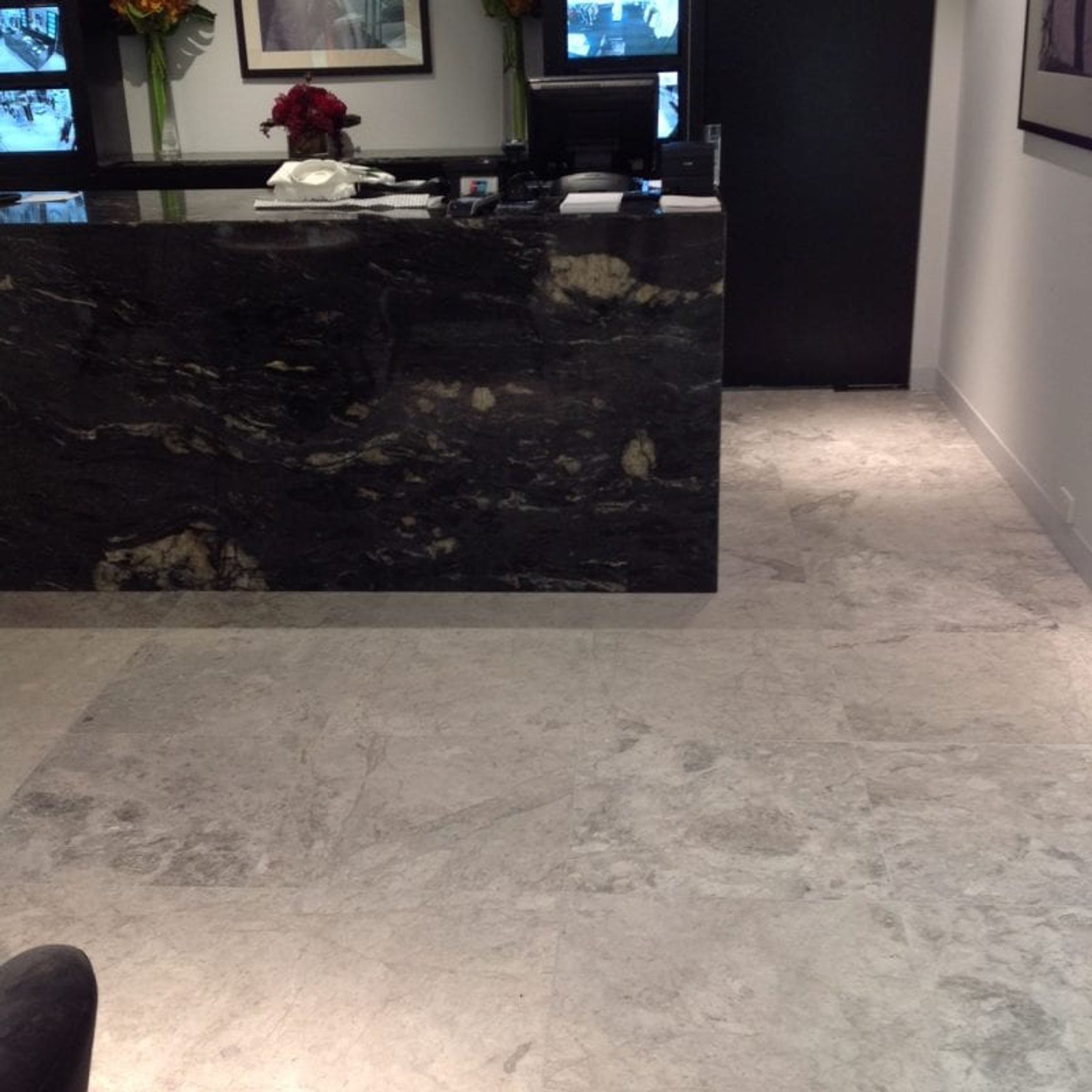 Tundra Grey Honed Limestone Tiles
