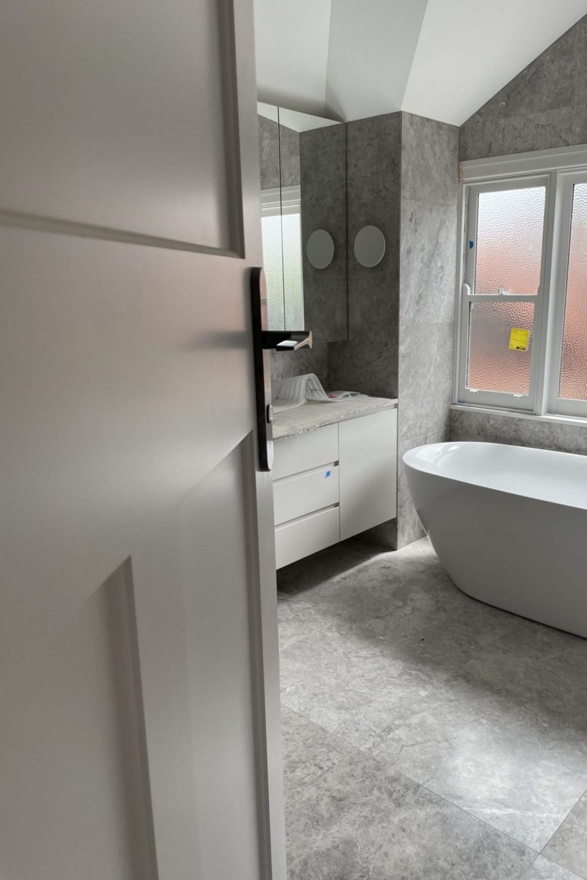 Tundra Grey Honed Limestone Tiles