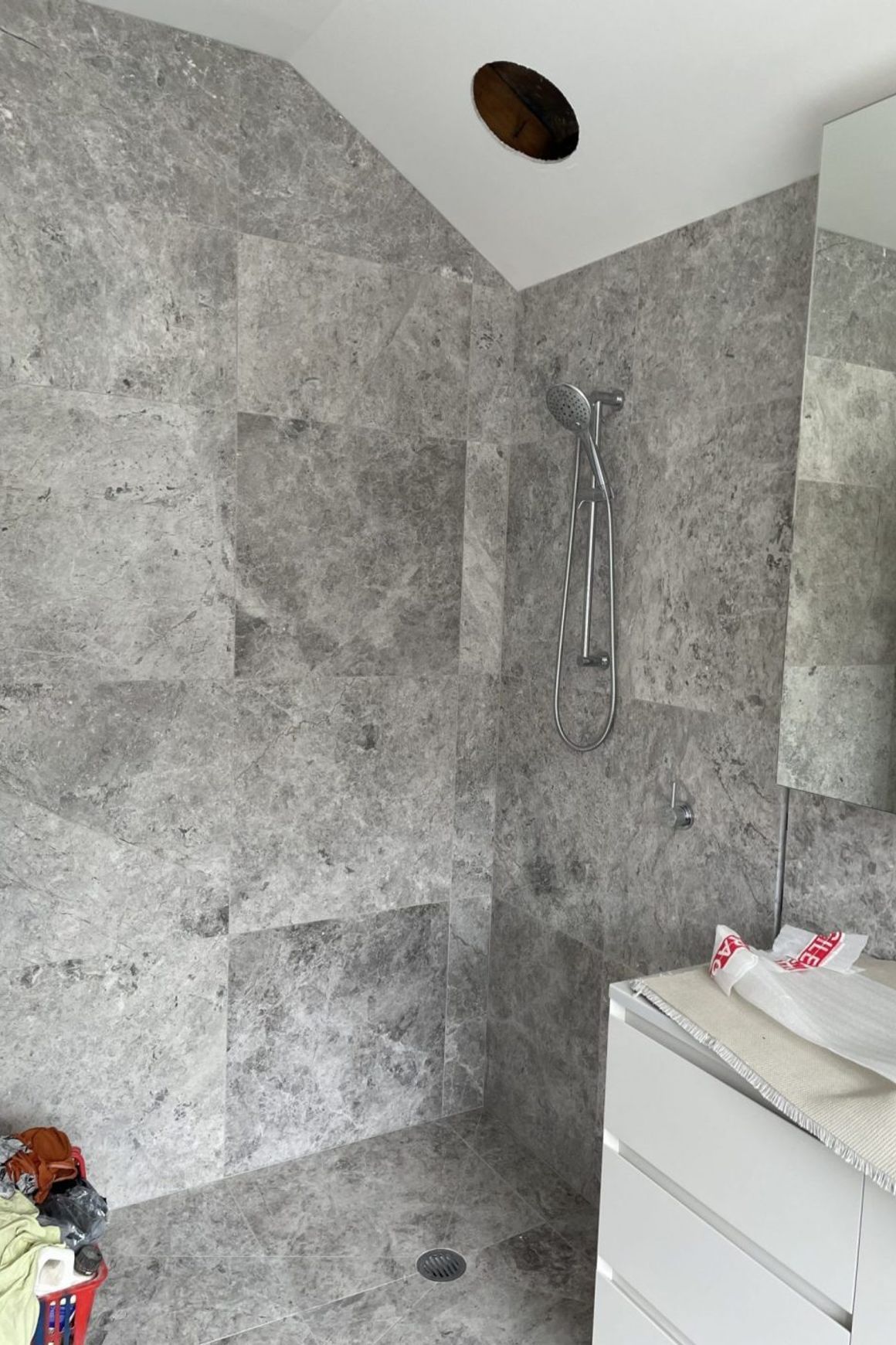 Tundra Grey Honed Limestone Tiles