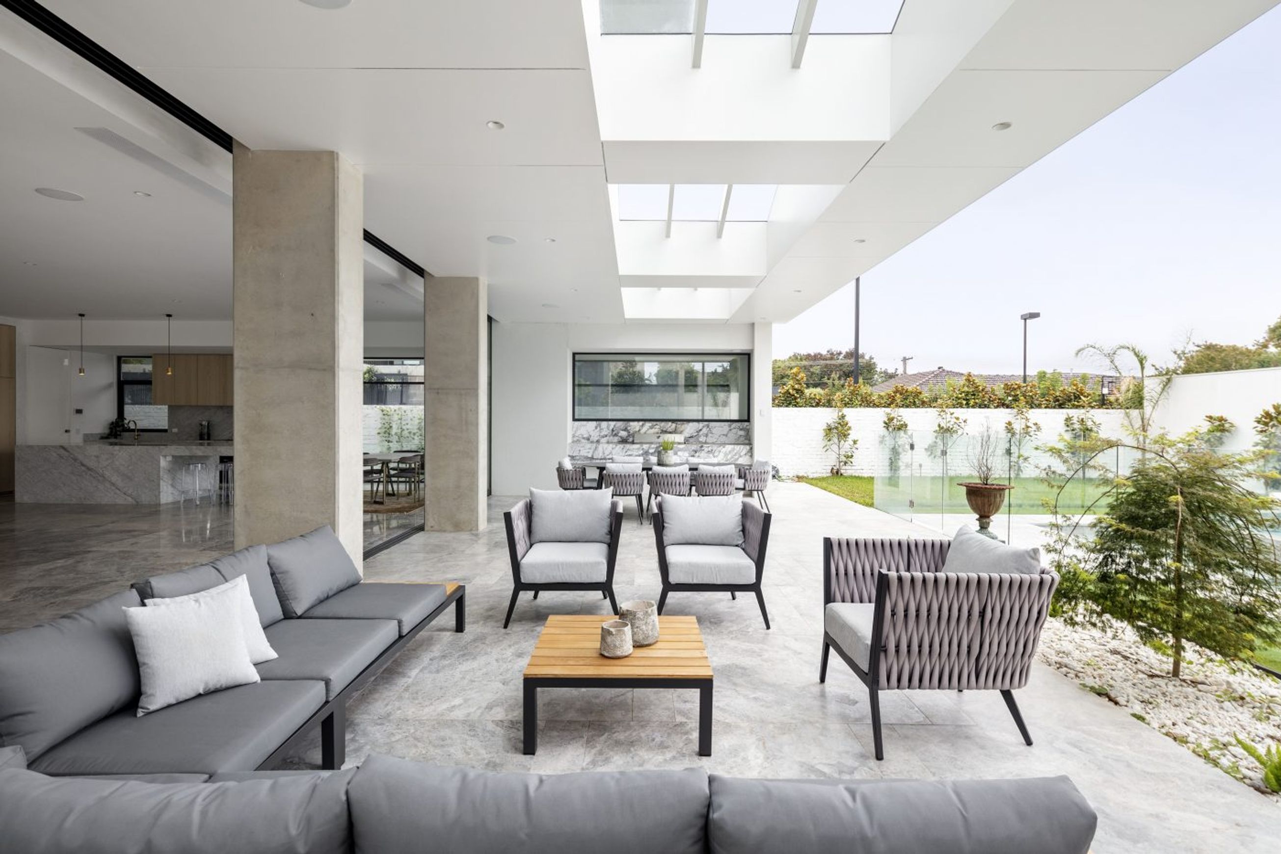 Tundra Grey Honed Limestone Tiles
