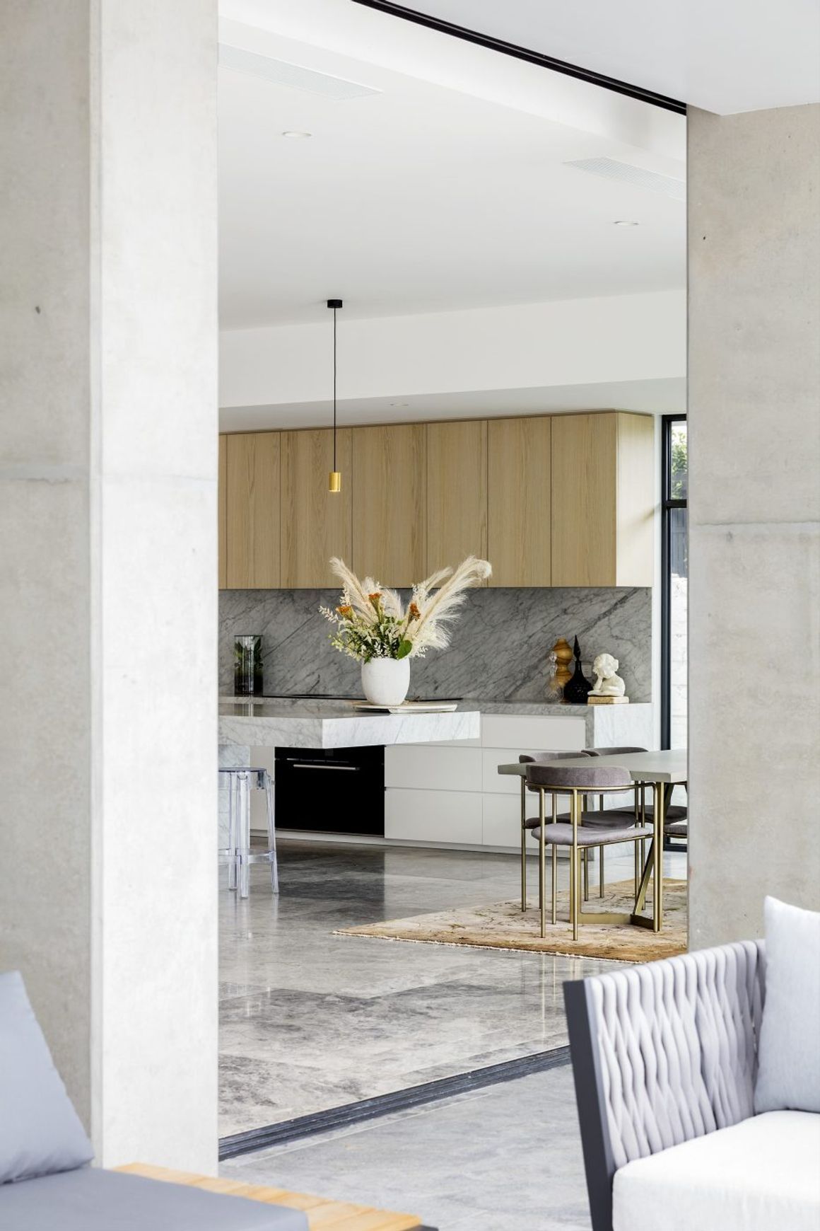 Tundra Grey Honed Limestone Tiles