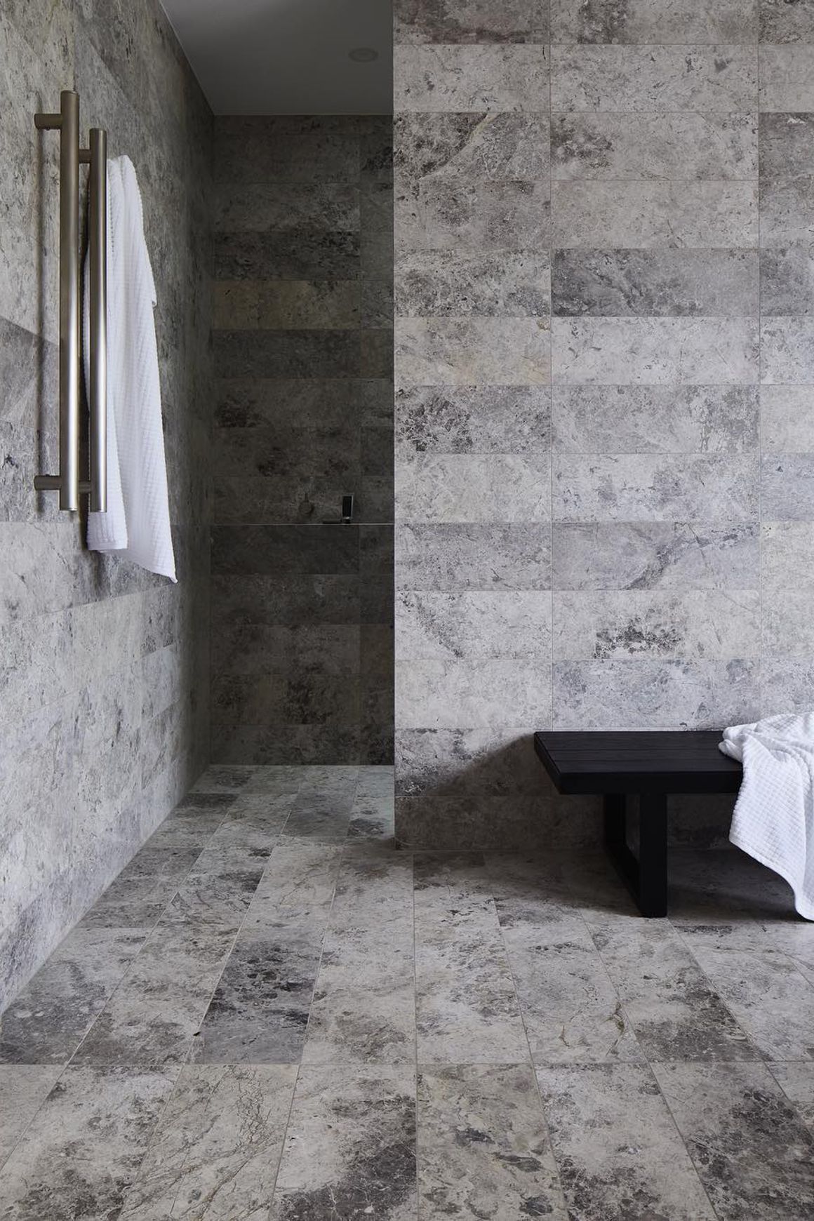 Tundra Grey Honed Limestone Tiles