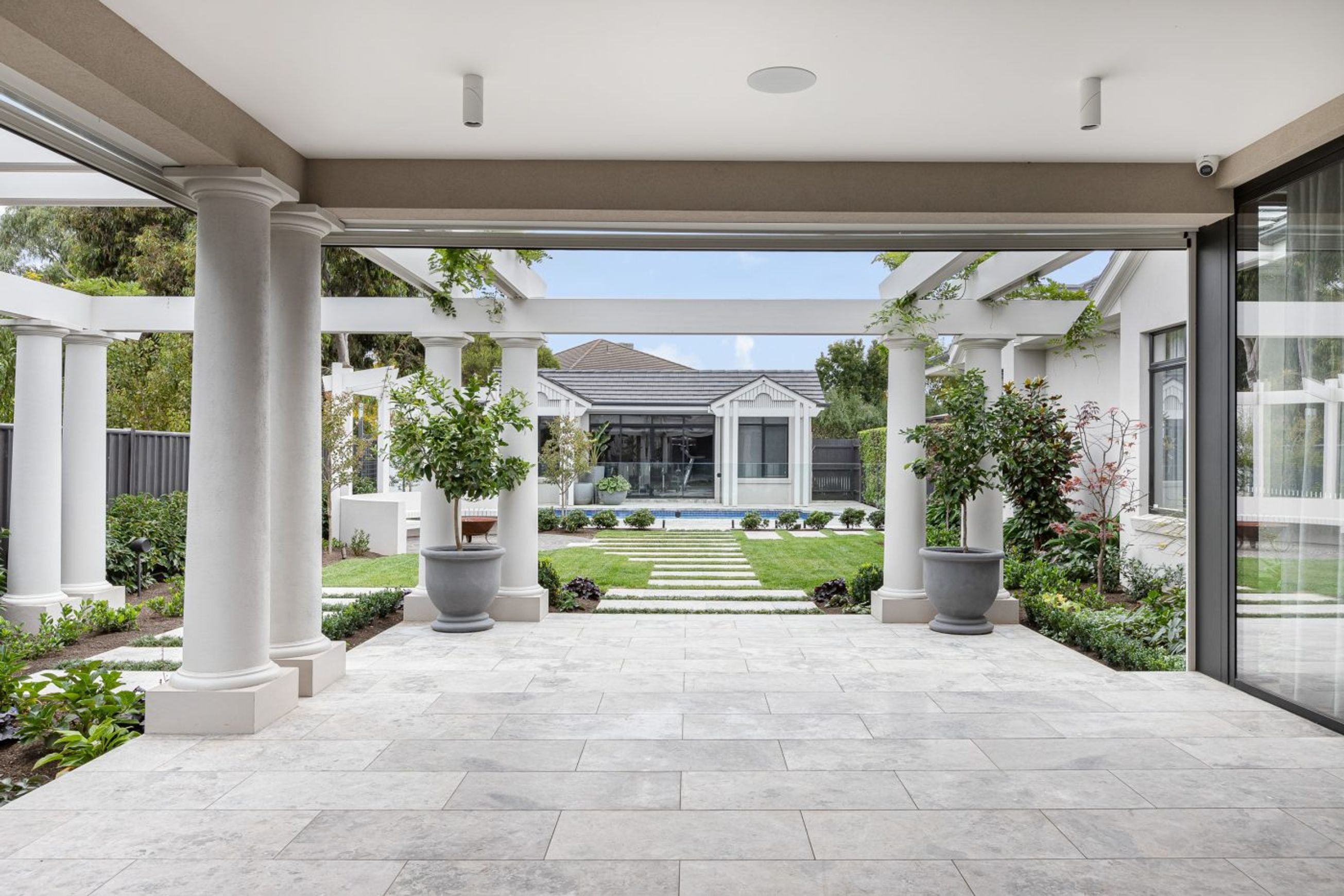 Tundra Grey Honed Limestone Tiles