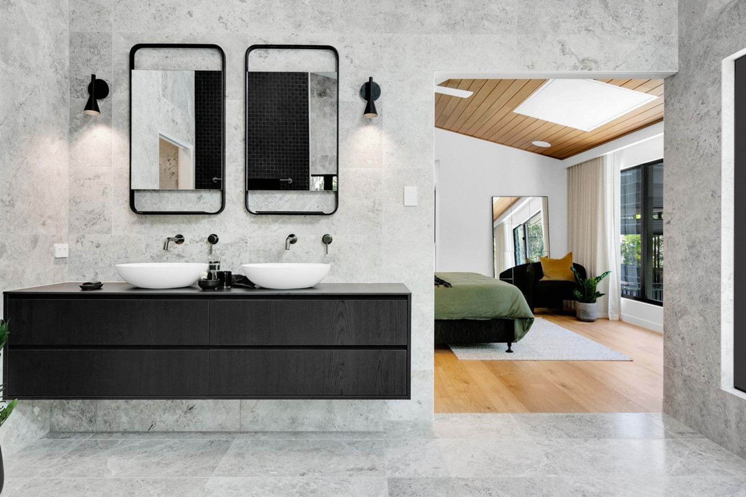 Tundra Grey Honed Limestone Tiles