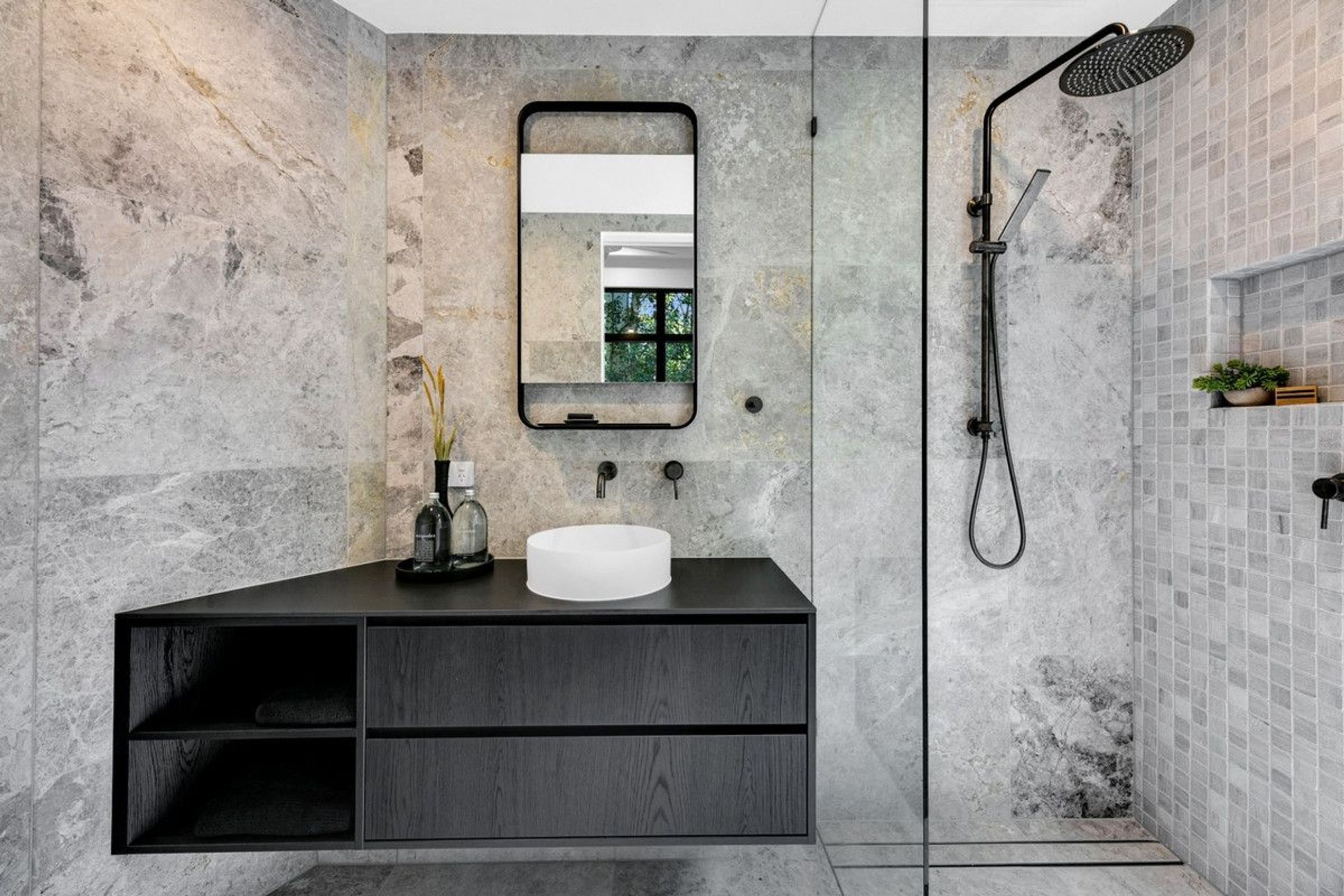 Tundra Grey Honed Limestone Tiles