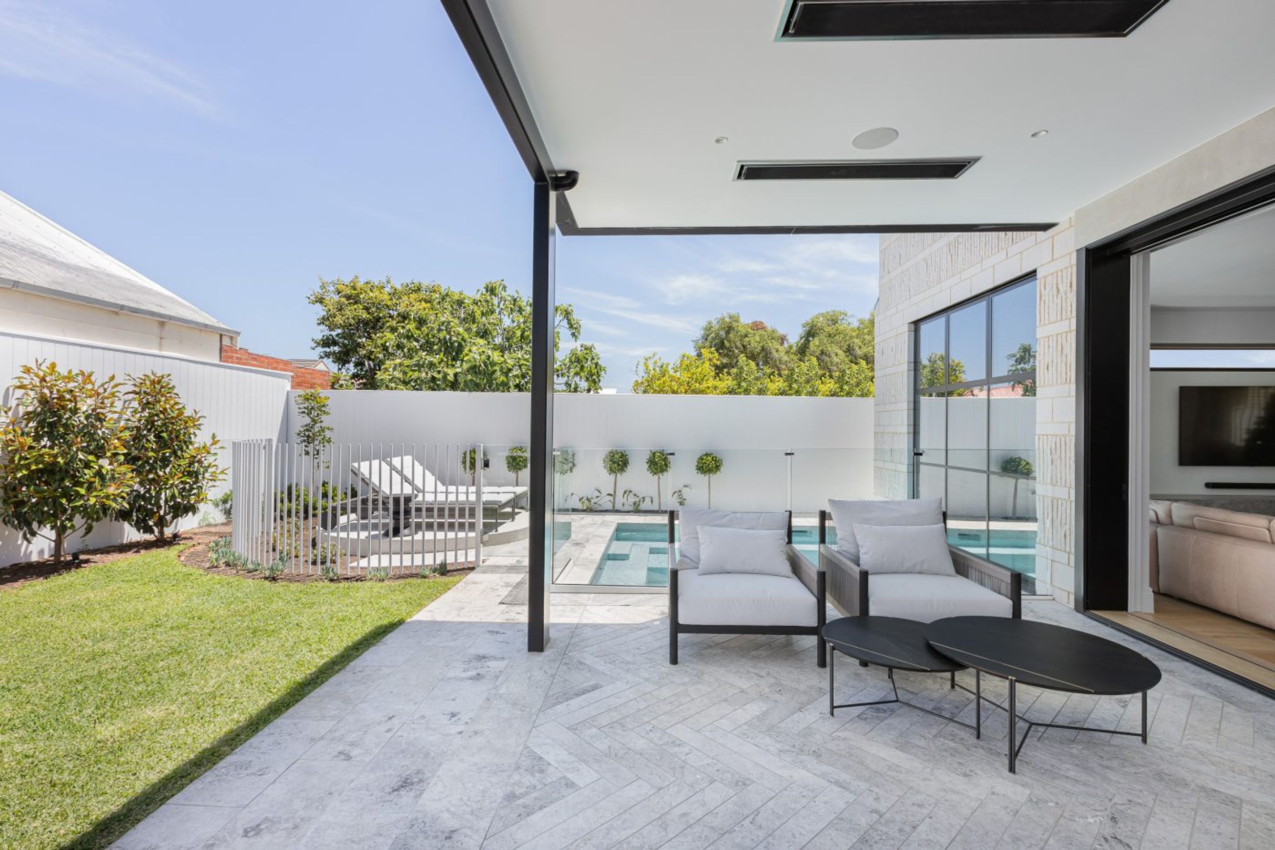 Tundra Grey Honed Limestone Tiles