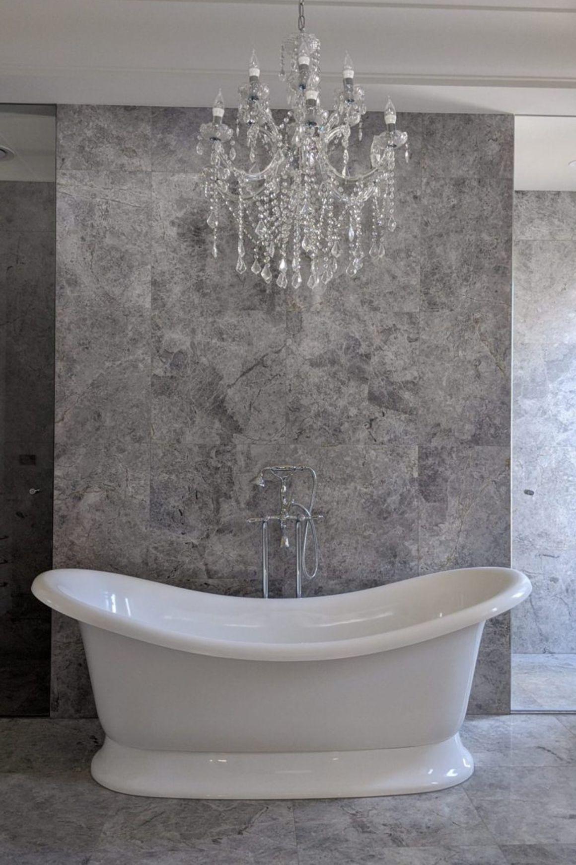 Tundra Grey Honed Limestone Tiles