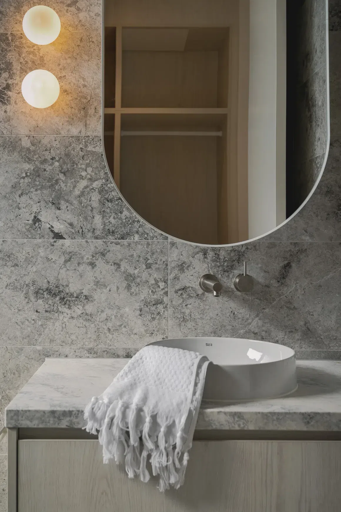 Tundra Grey Honed Limestone Tiles