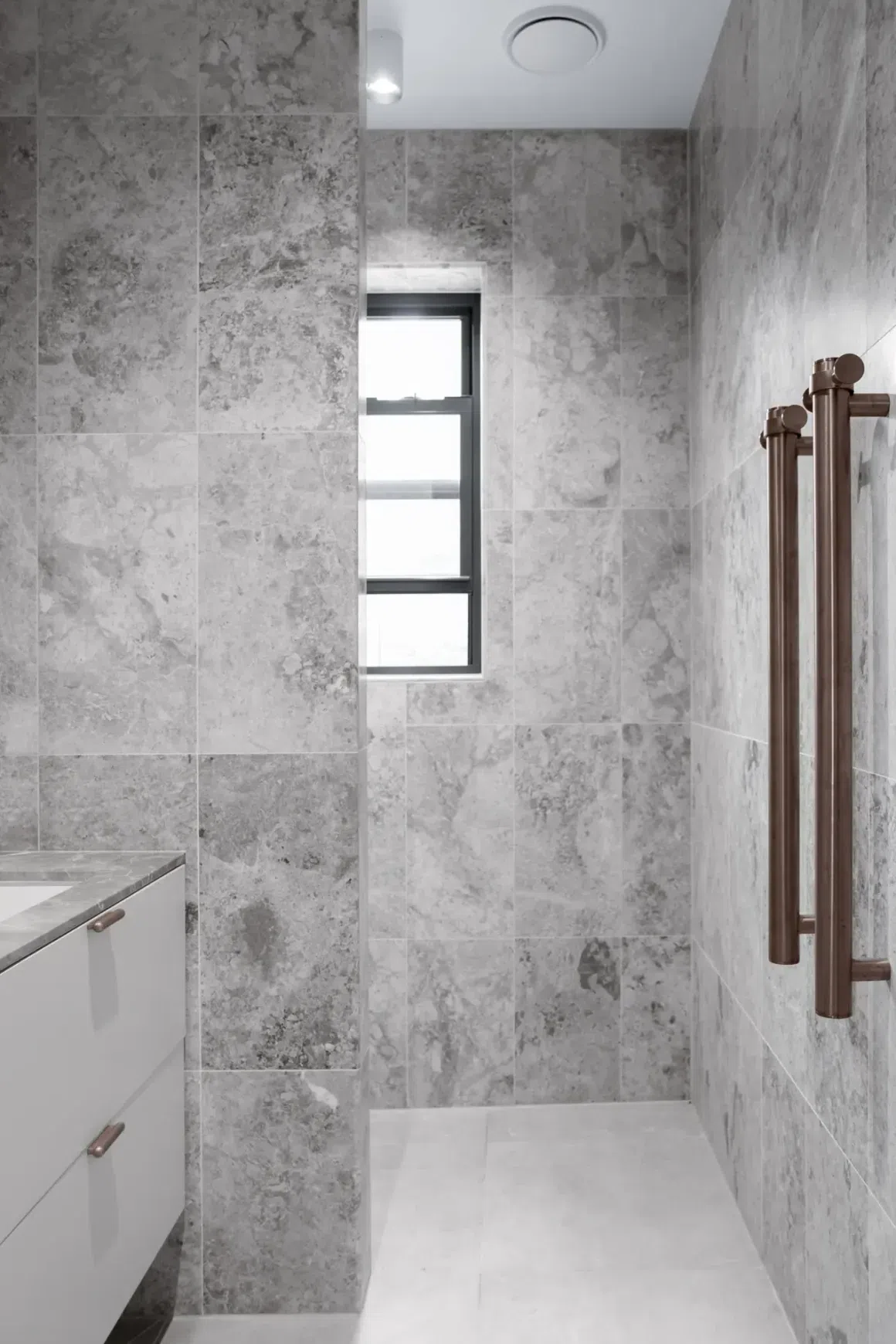 Tundra Grey Honed Limestone Tiles
