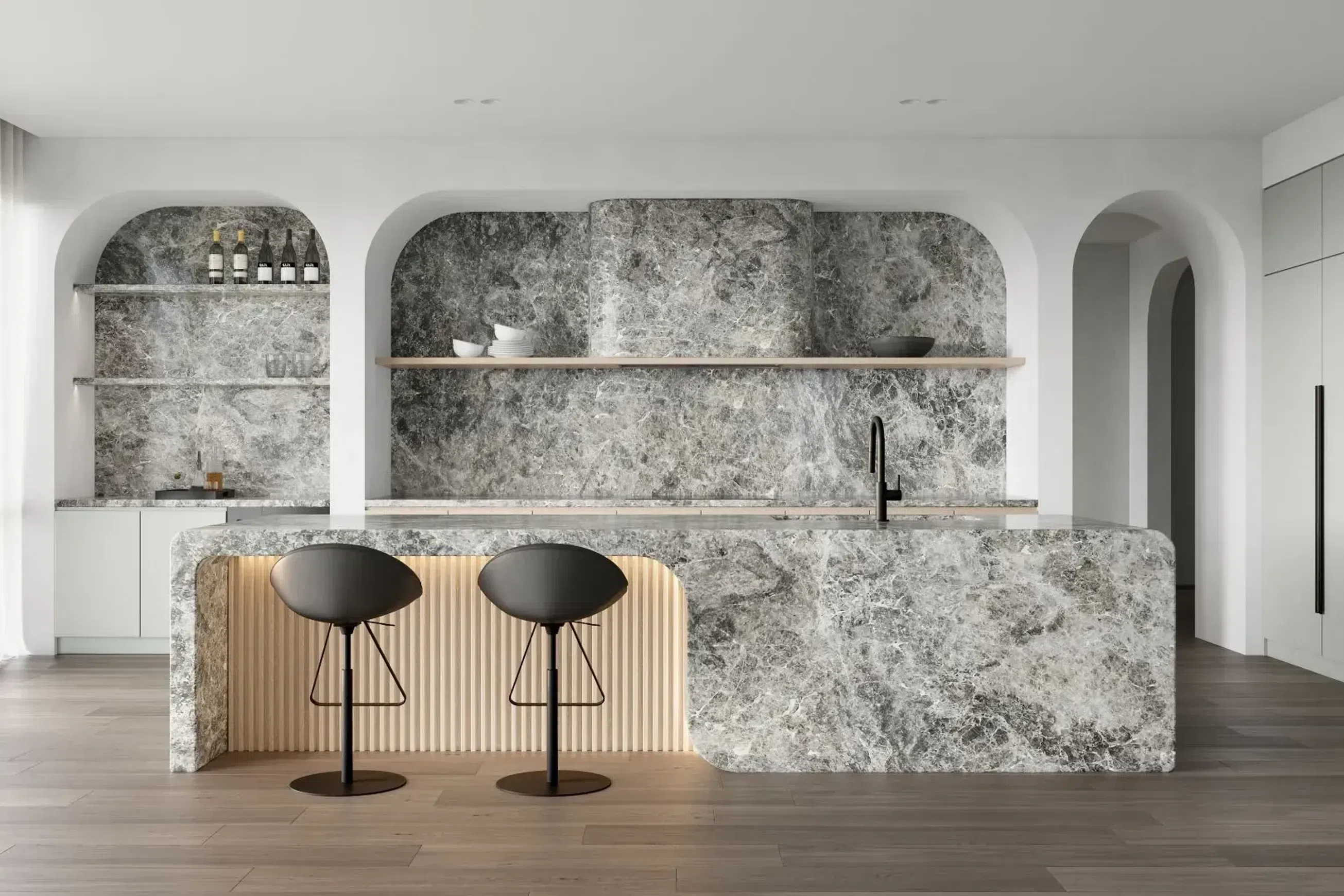 Tundra Ocean Limestone Benchtop
