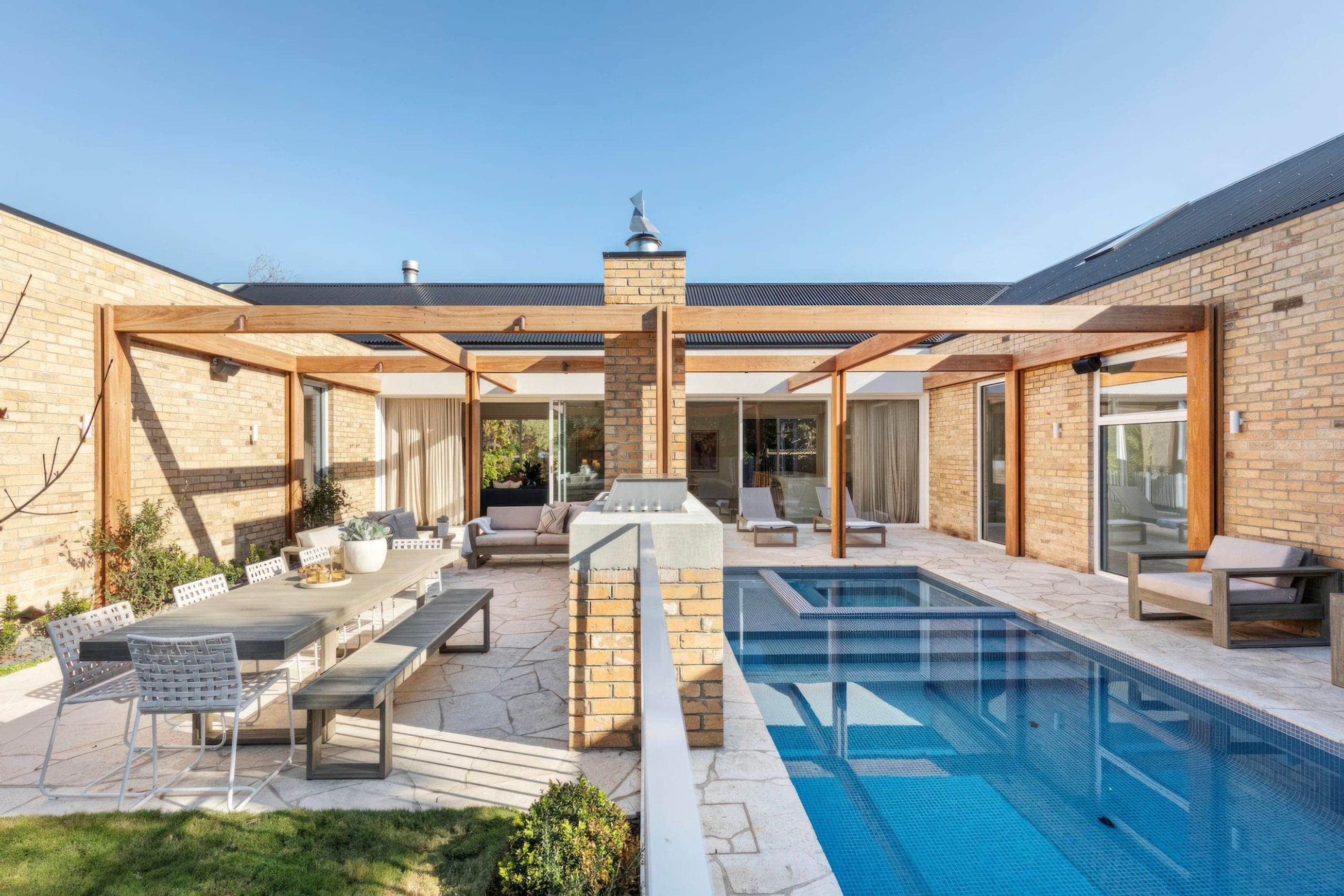 Tuscan Travertine Crazy Paving