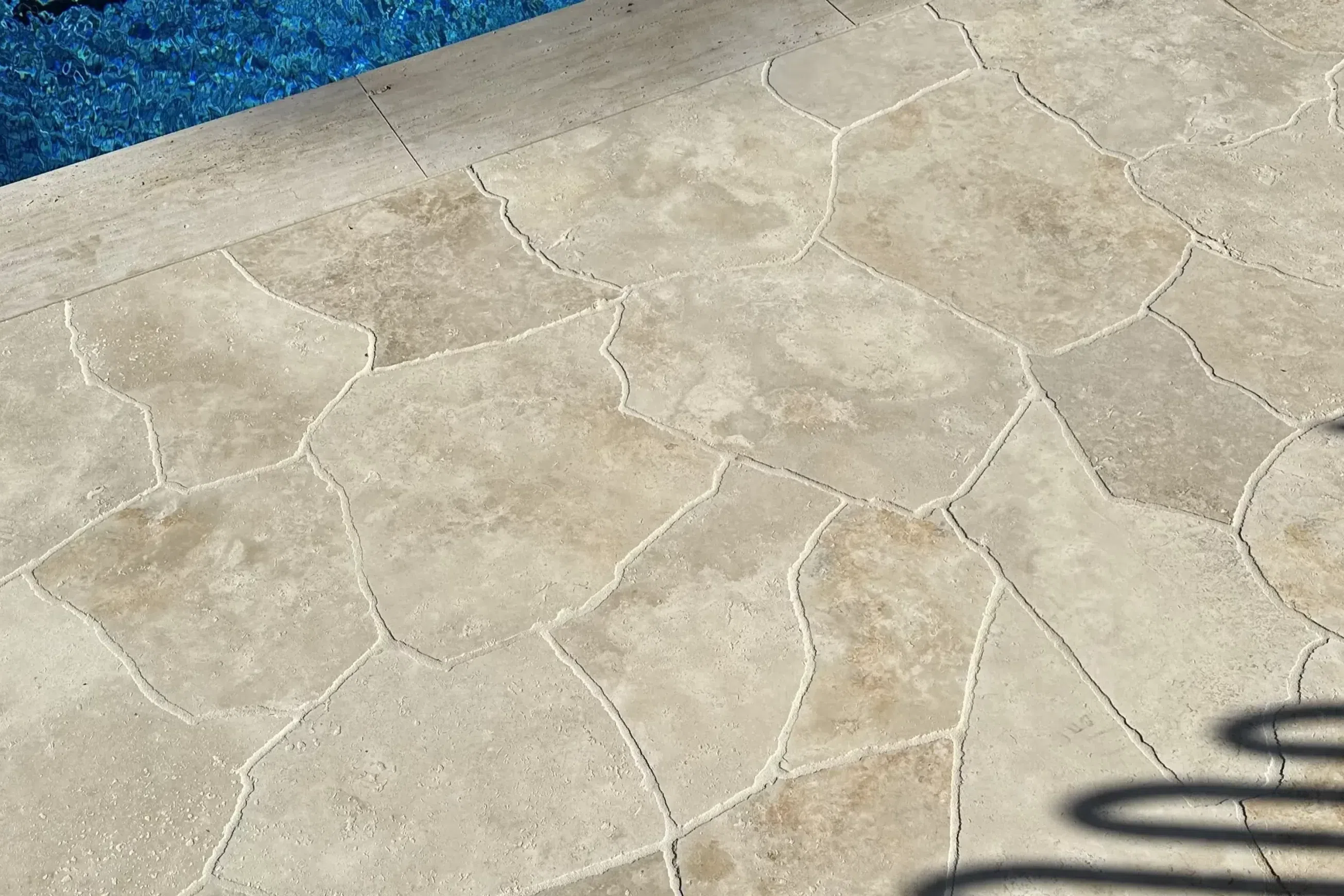 Tuscan Travertine Crazy Paving