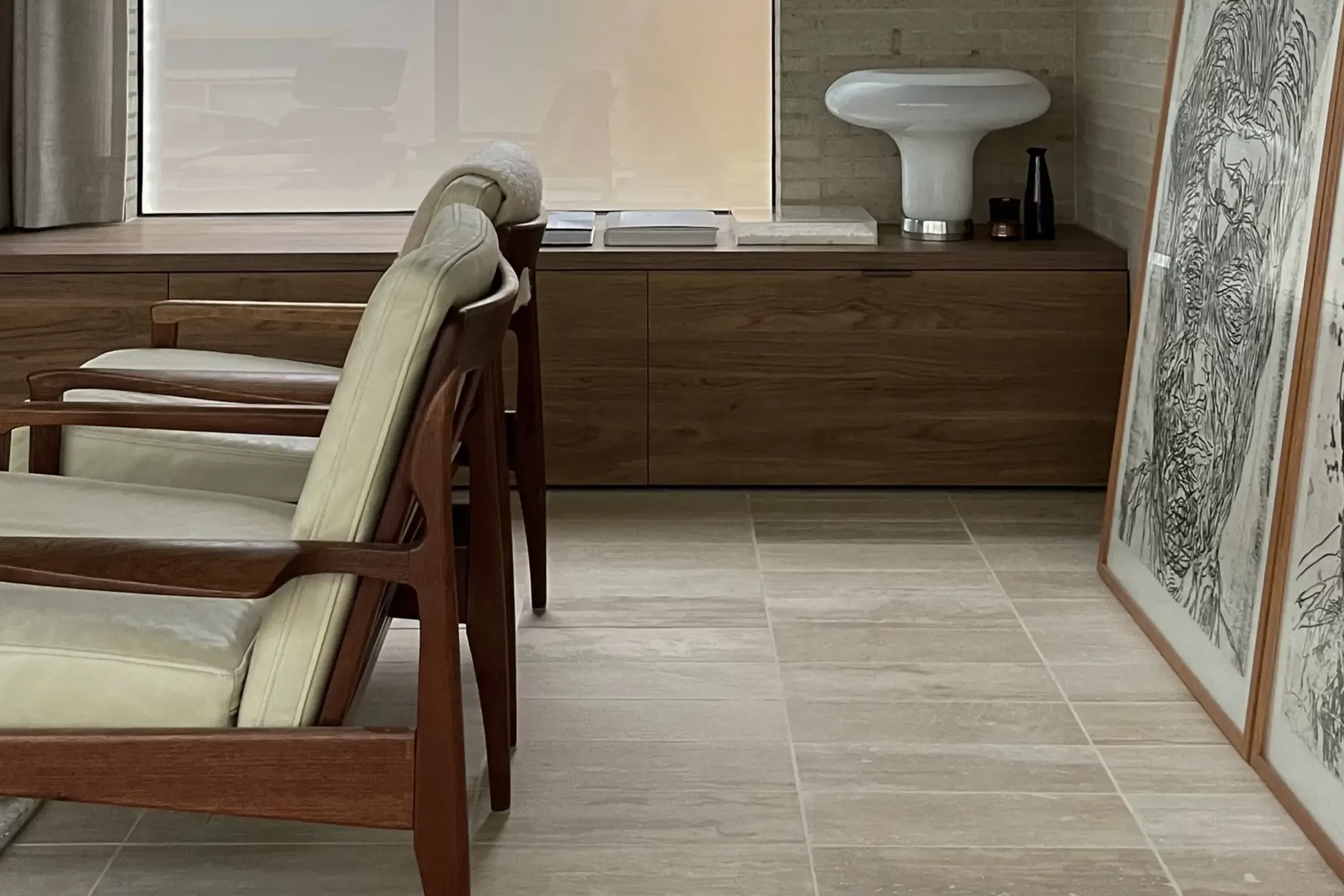 Tuscan Vein Cut Filled & Honed Travertine Tiles
