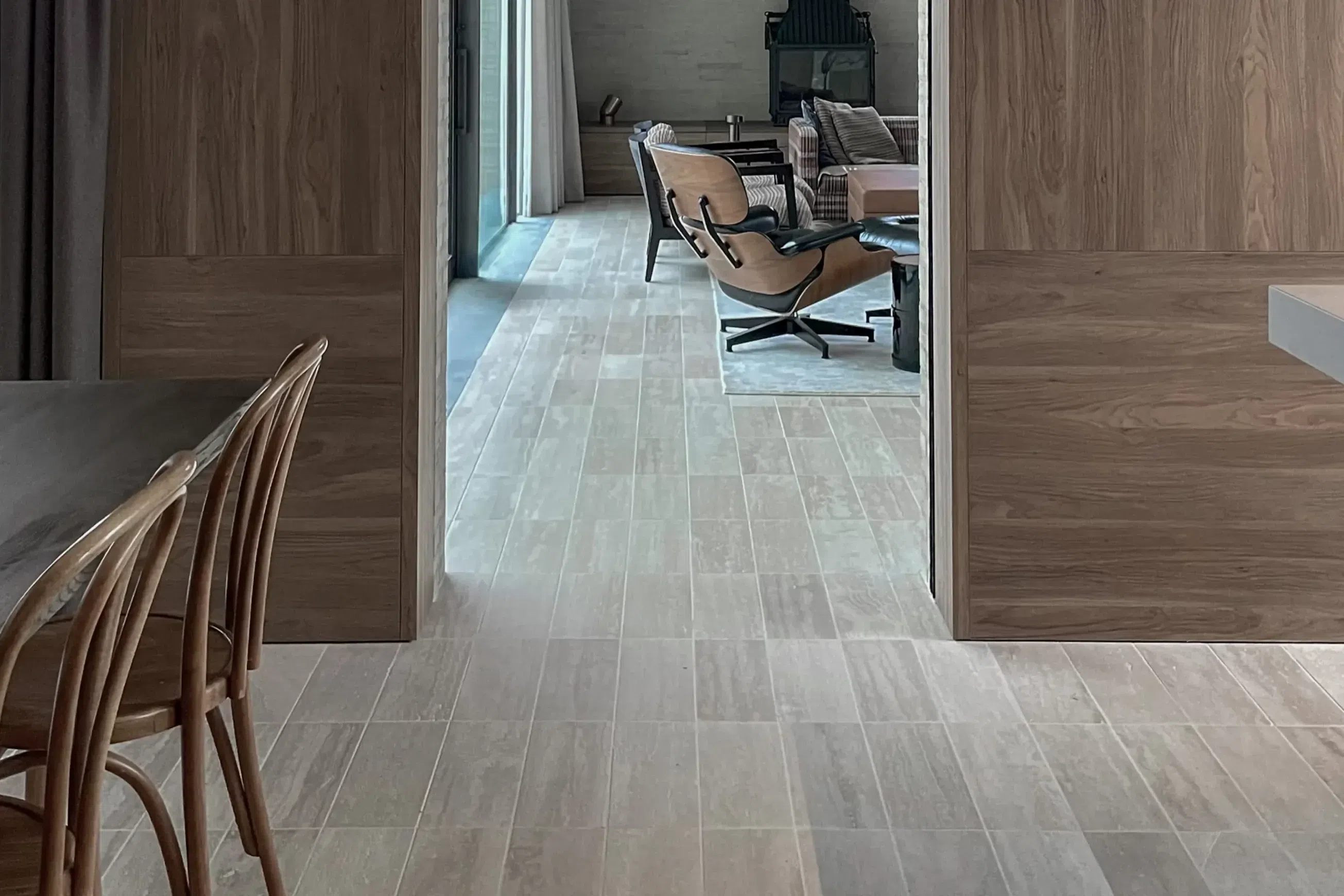 Tuscan Vein Cut Filled & Honed Travertine Tiles