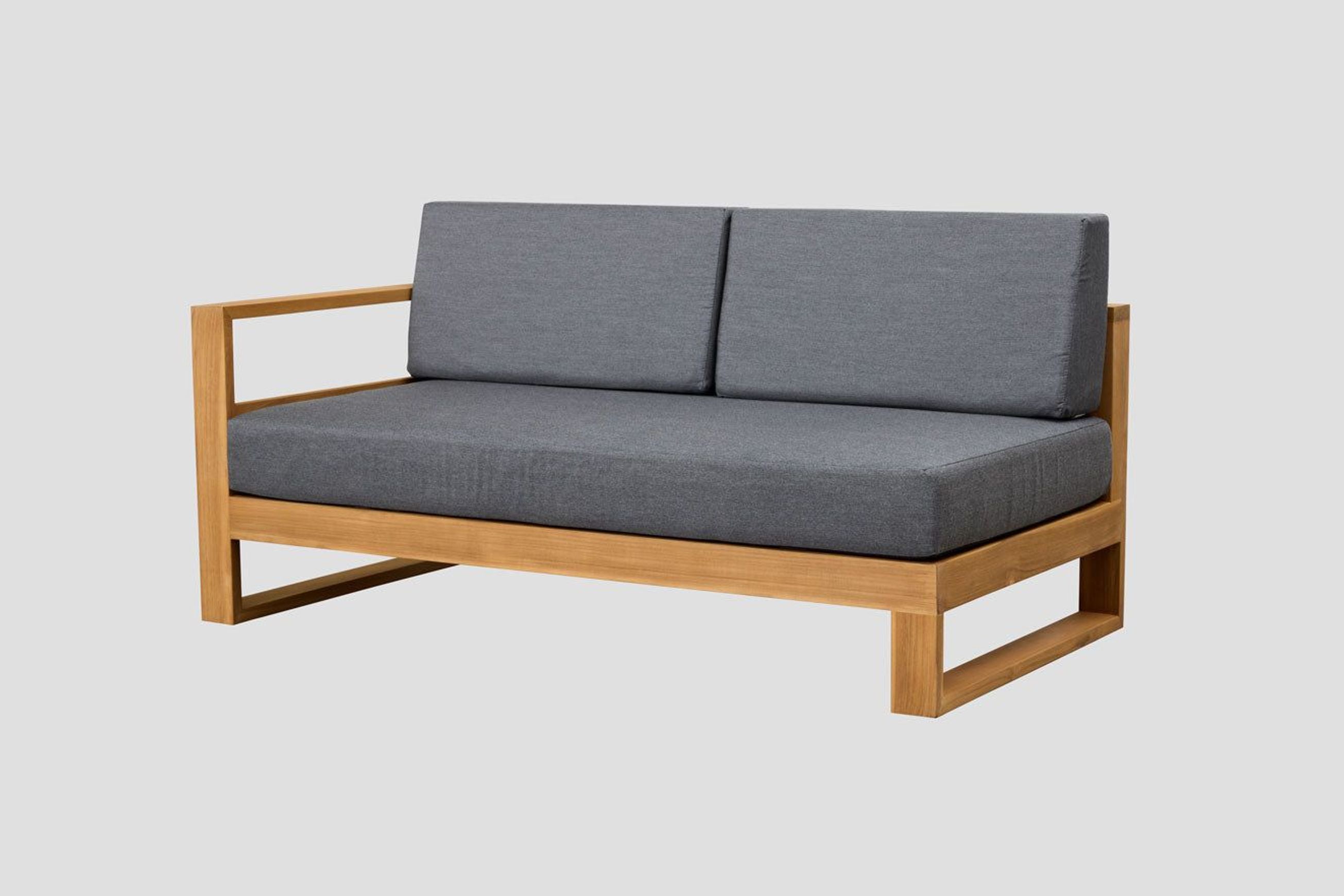 Tasman Teak Double Right Arm Section