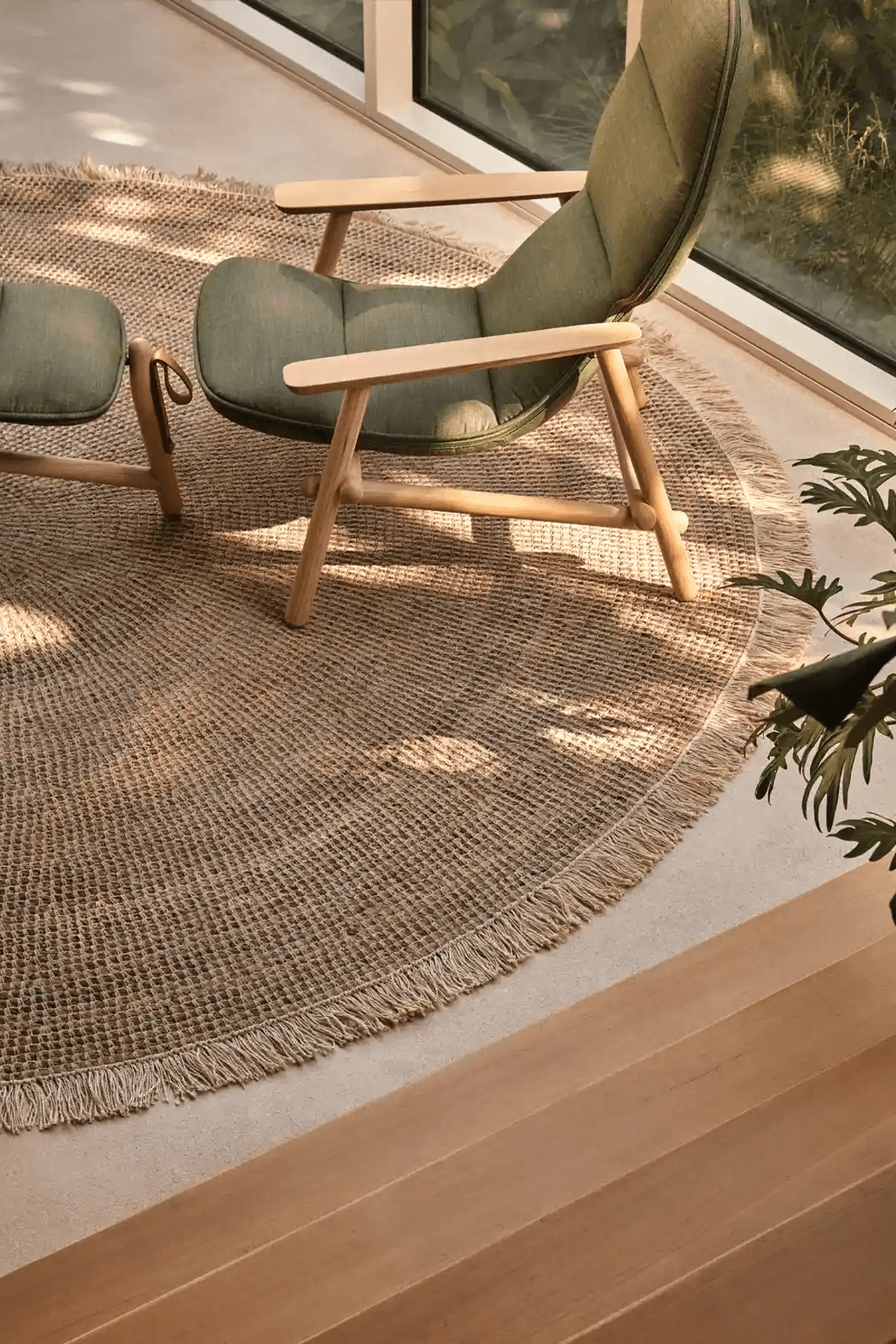 Tribe Home Reef Rug - White | Round