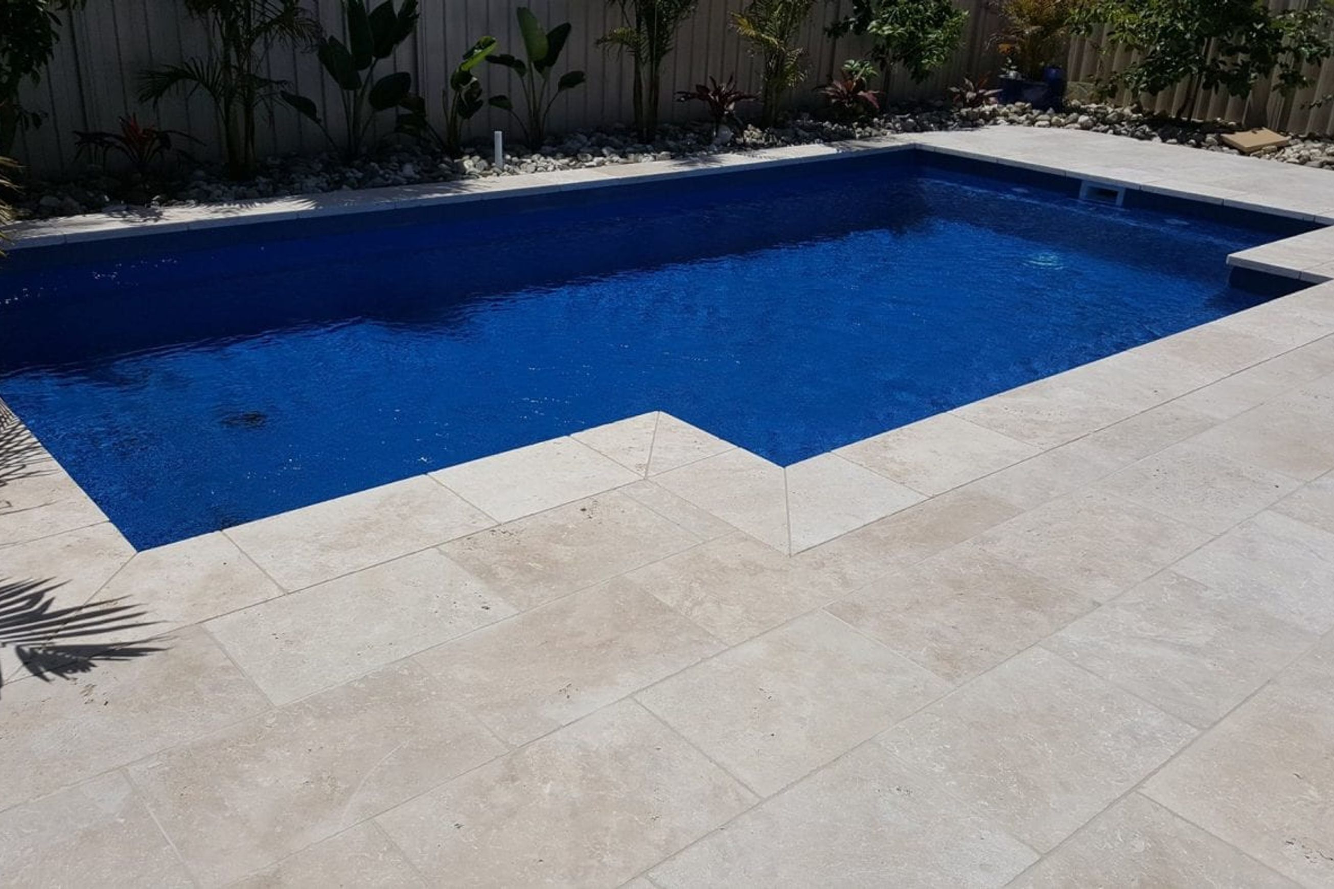 Tuscan Travertine Pool Coping