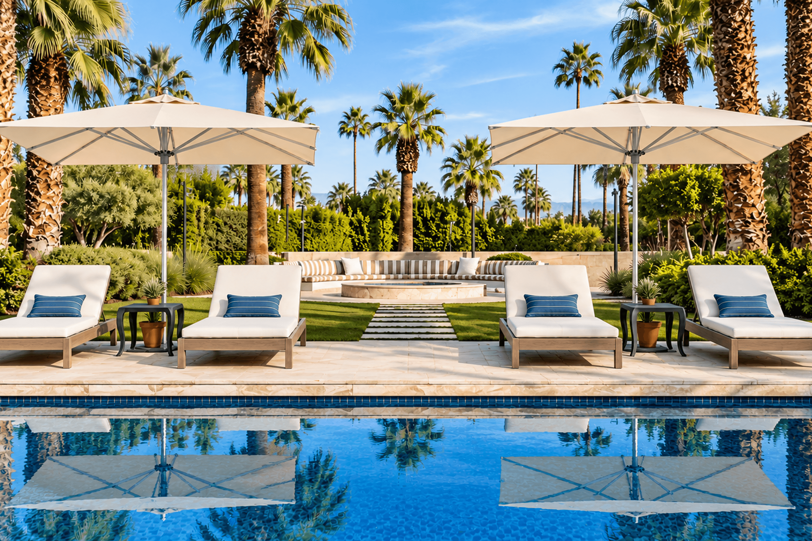 Palm Springs Centrepole White