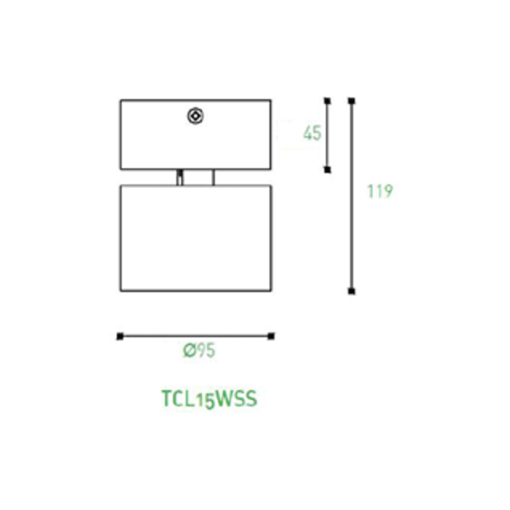 Omni Directional Can Light Surface Mounted Short