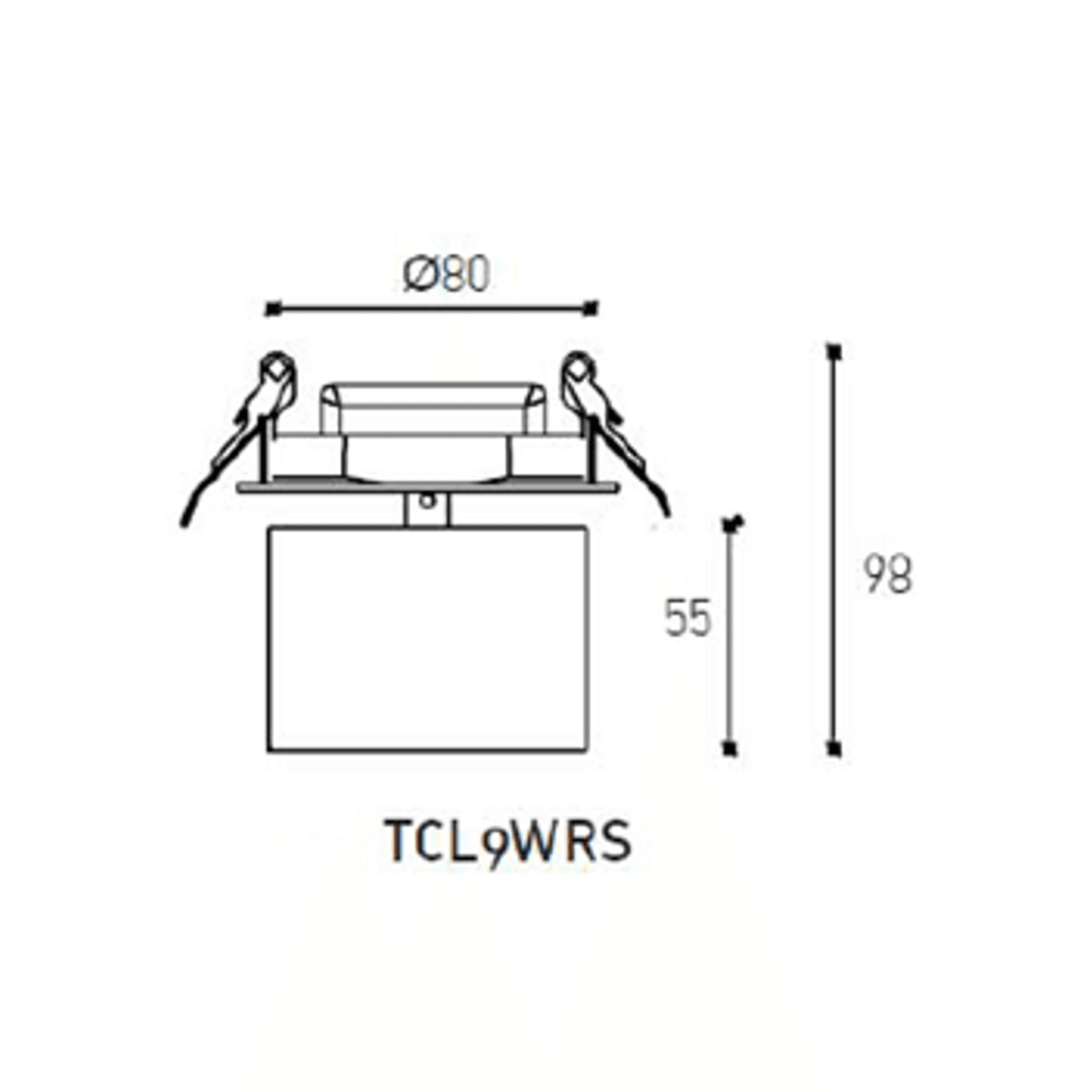 Omni Directional Can Light Recessed Short